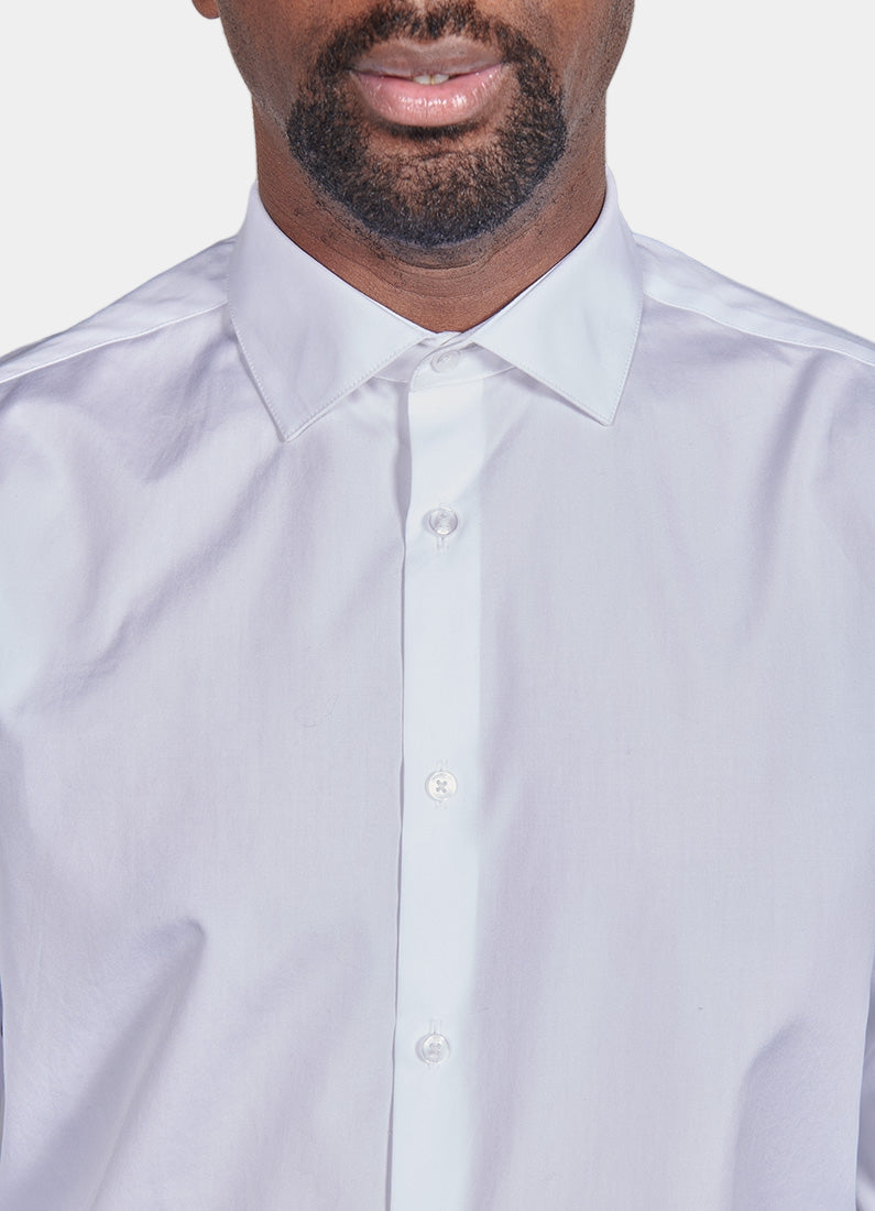Popeline de coton coupe ajustée — Chemise Jerem, coupe ajustée