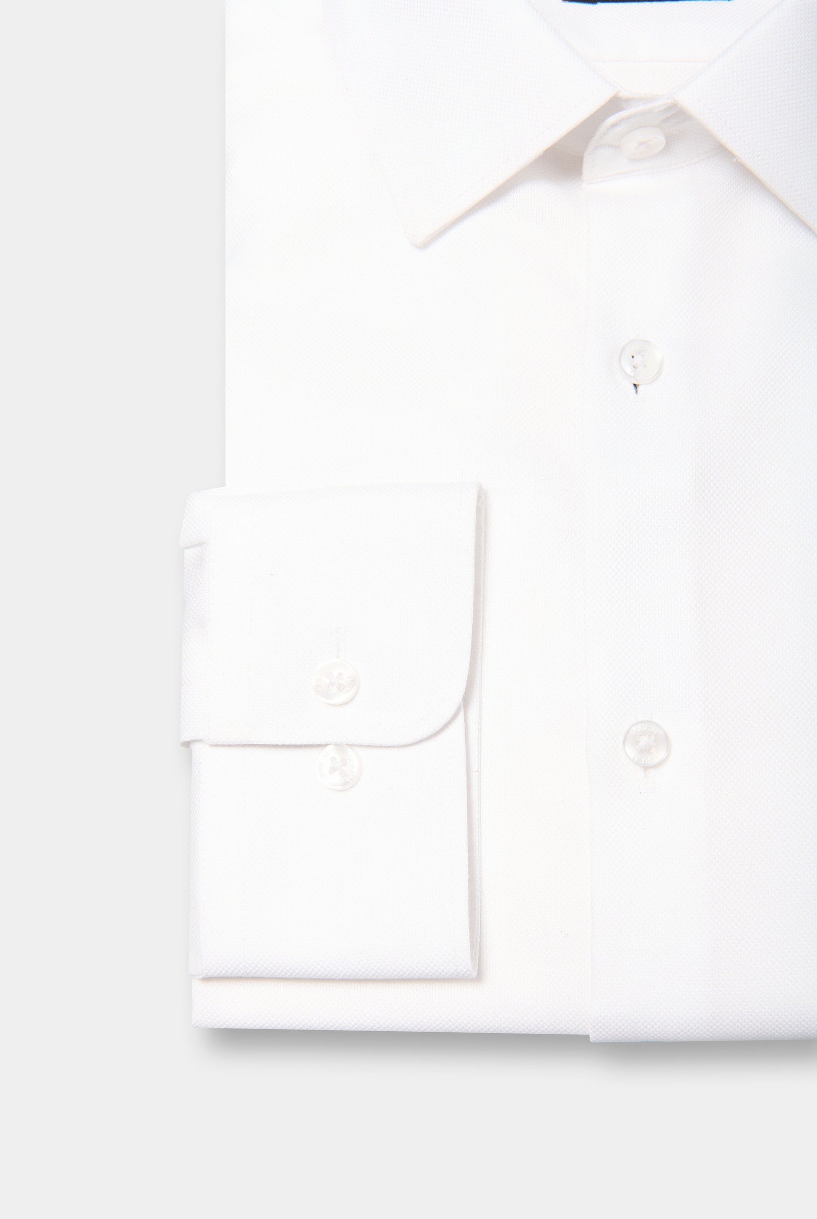 Chemise texturée, coton sans repassage coupe droite col classique Jerem, coupe droite, sans repassage