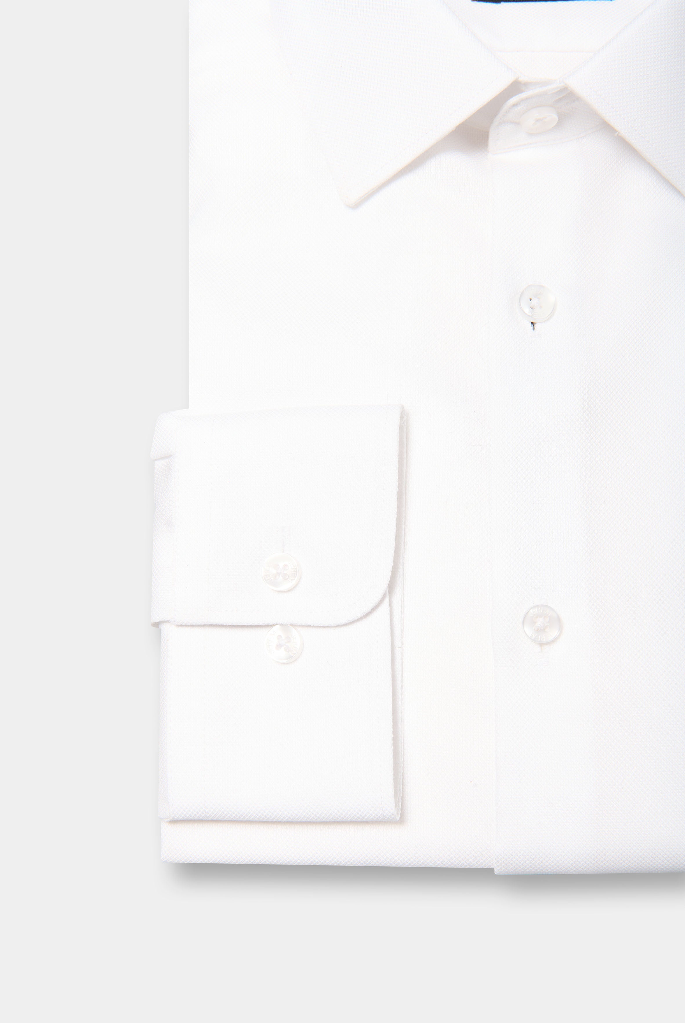 Chemise texturée, coton sans repassage coupe droite col classique Jerem, coupe droite, sans repassage