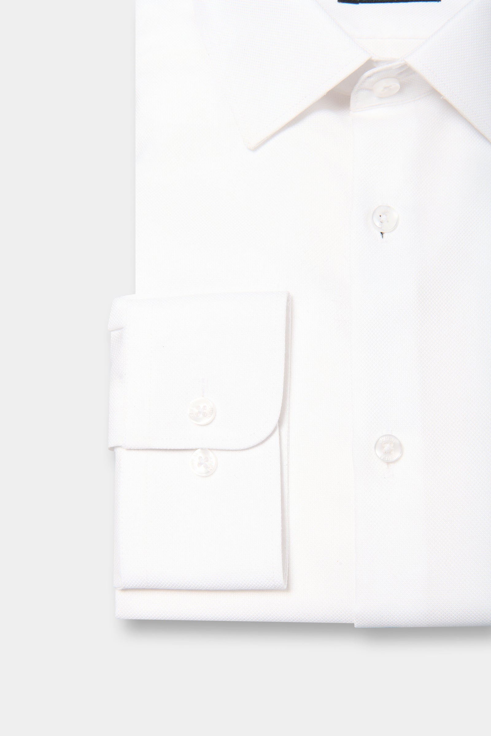 Chemise texturée, coton sans repassage coupe droite col classique Jerem, coupe droite, sans repassage