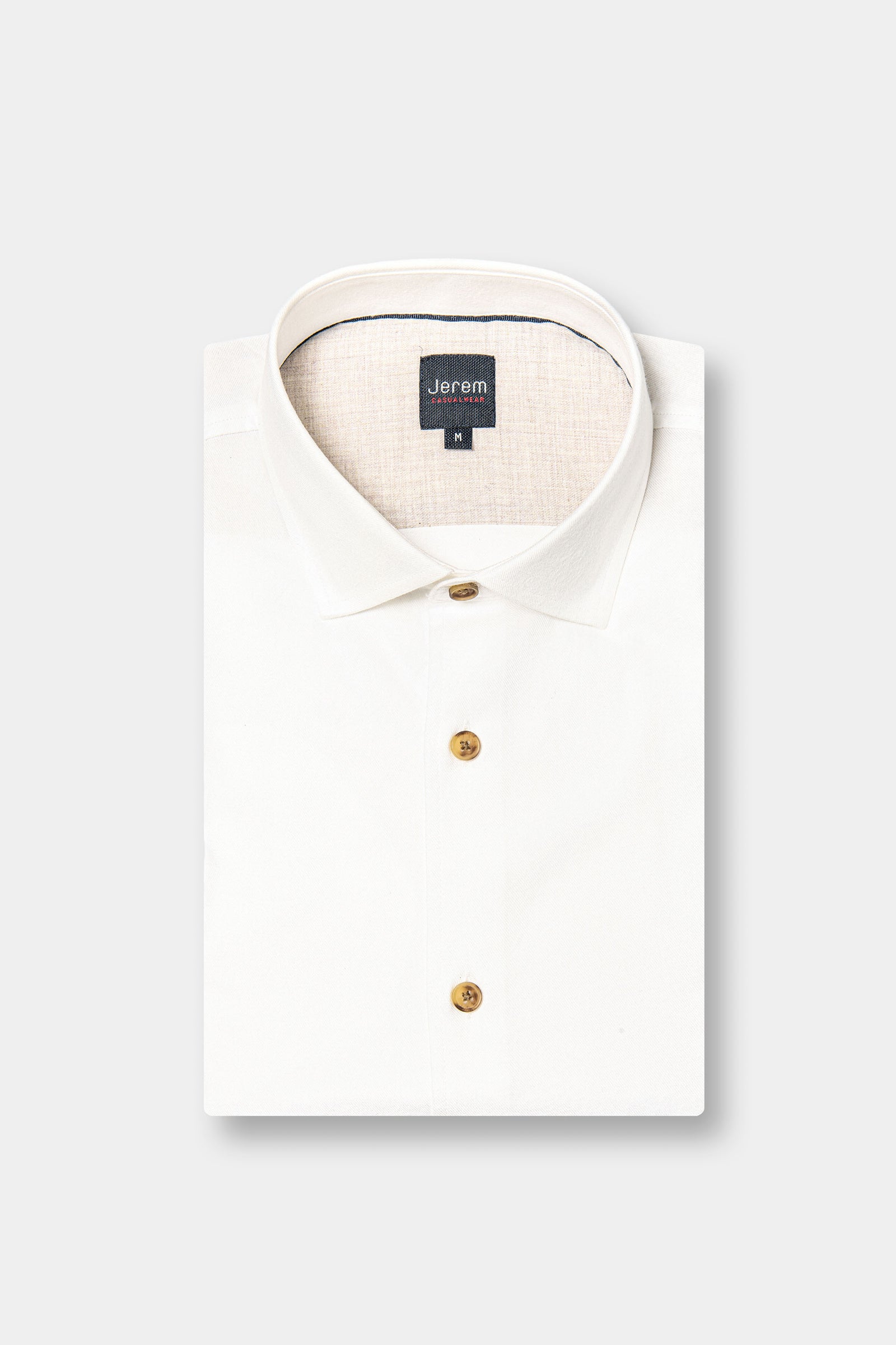 Chemise en twill de coton coupe confortable Jerem, col classique, coupe confortable