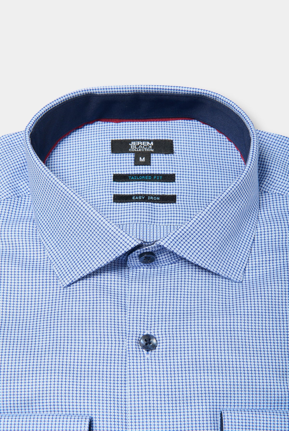 Chemise texturée motifs fantaisie, coton sans repassage coupe droite Jerem, coupe droite, sans repassage