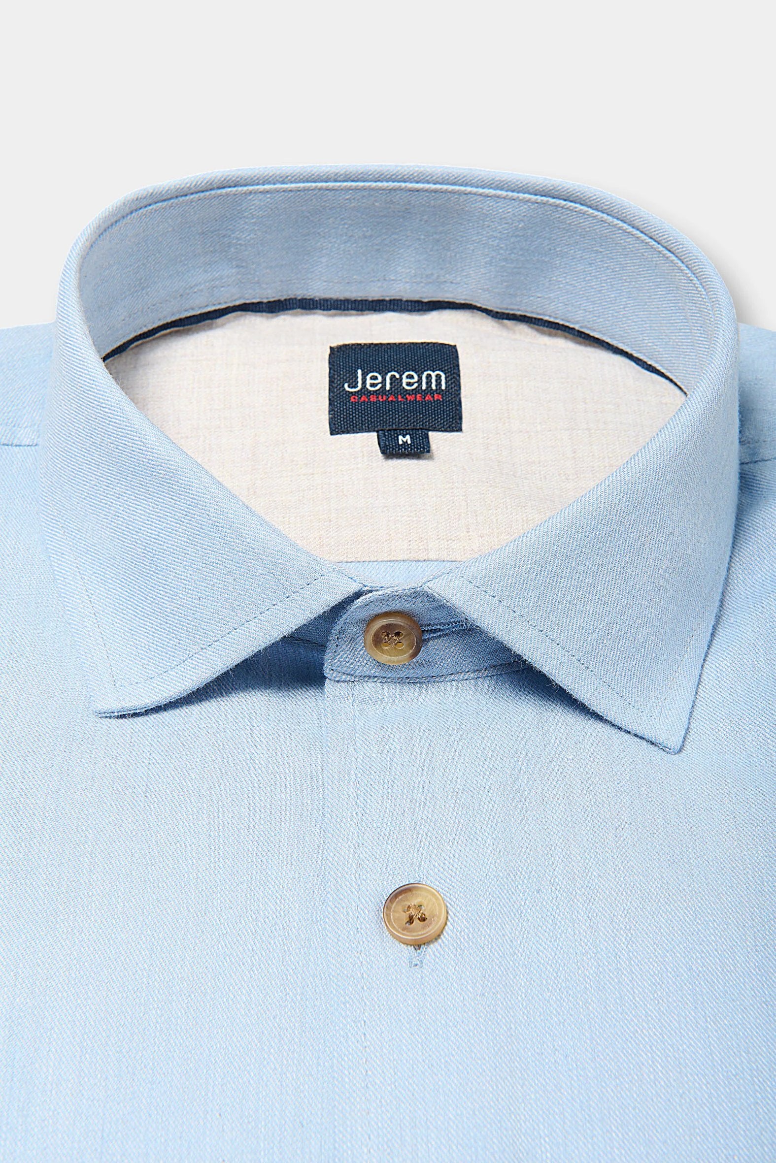 Chemise en twill de coton coupe confortable Jerem, coupe confortable, col classique