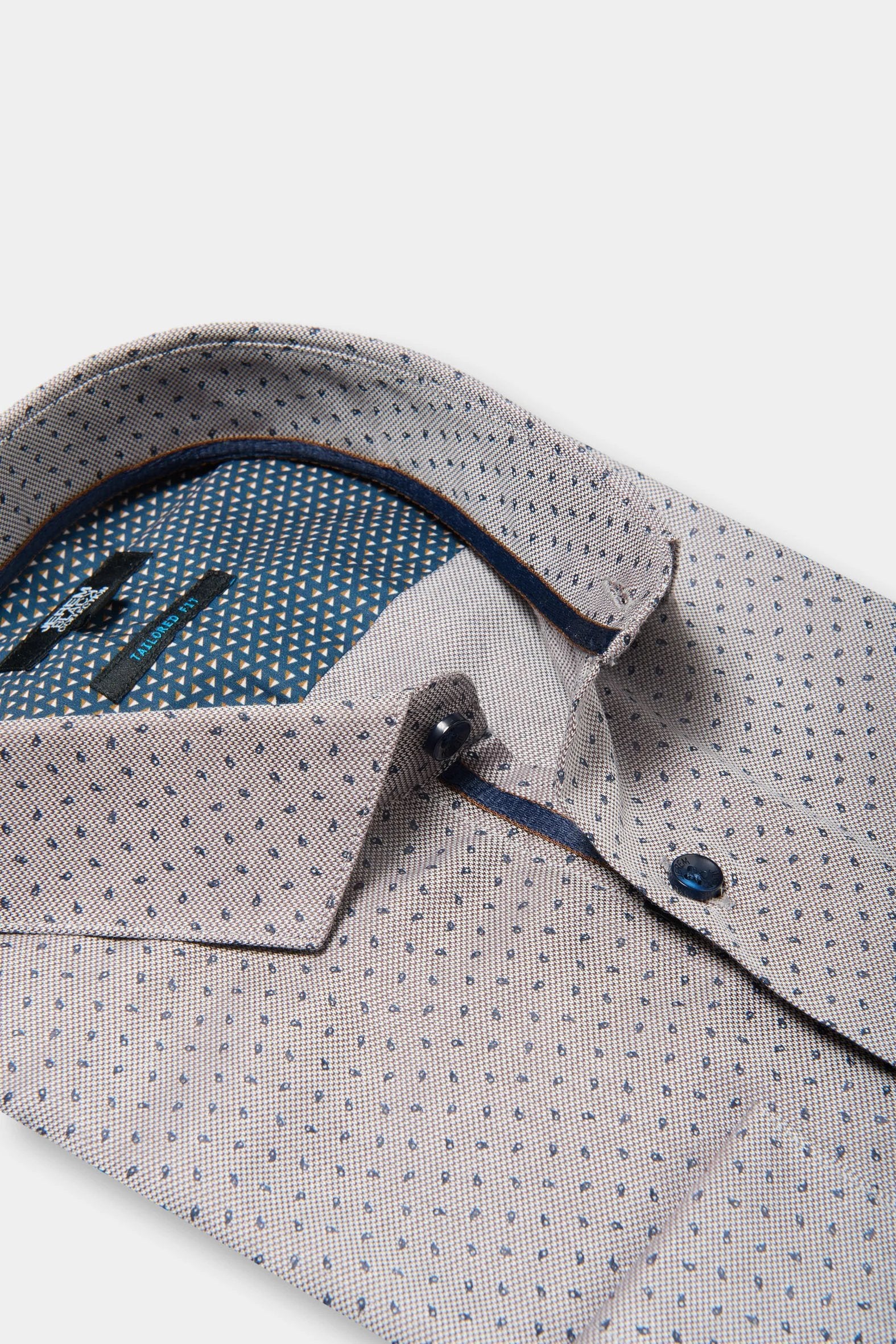 Chemise texturée ajustée Jerem, coupe ajustée