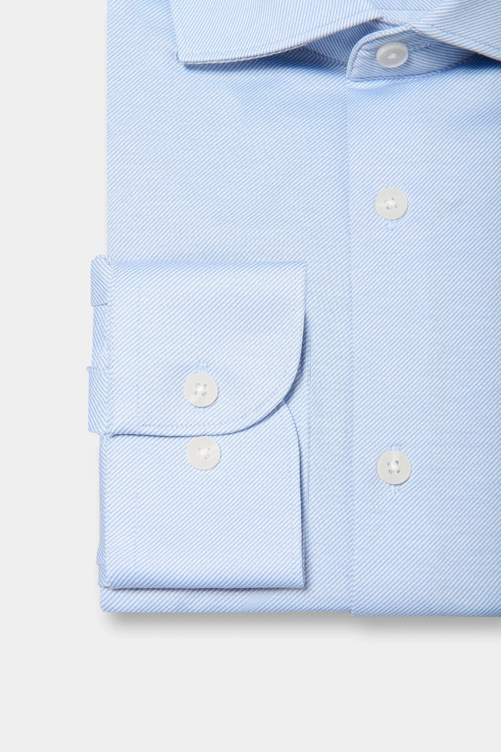Jersey premium rayure en biais coupe confortable — Chemise Jerem, coupe confortable