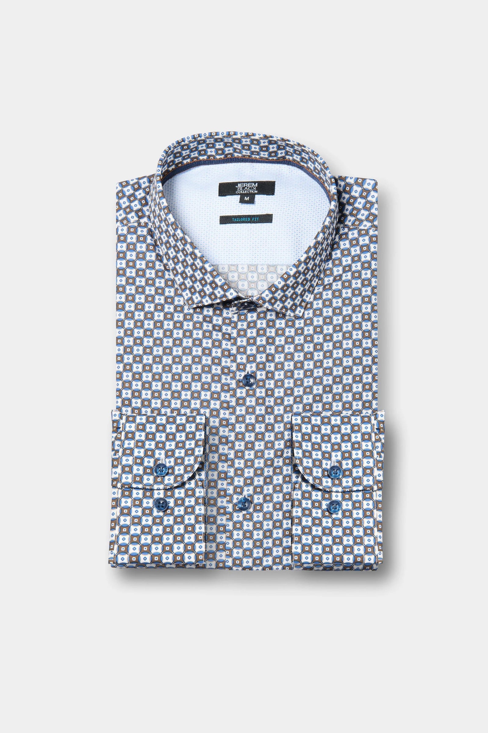 Chemise imprimée motifs fantaisie coupe ajustée Jerem, coupe ajustée