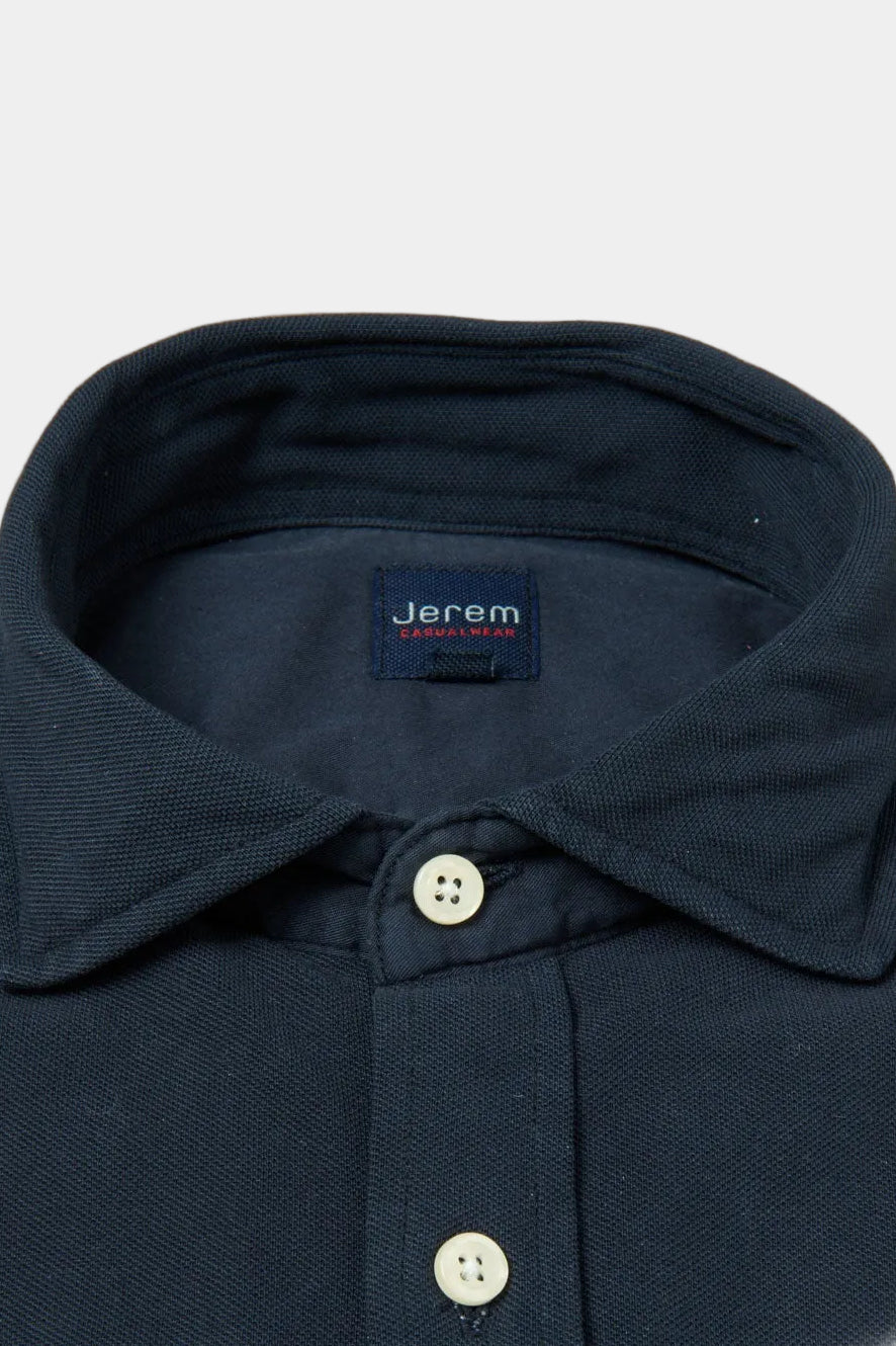 Chemise teinte Jerem, col semi-italien, coupe confortable