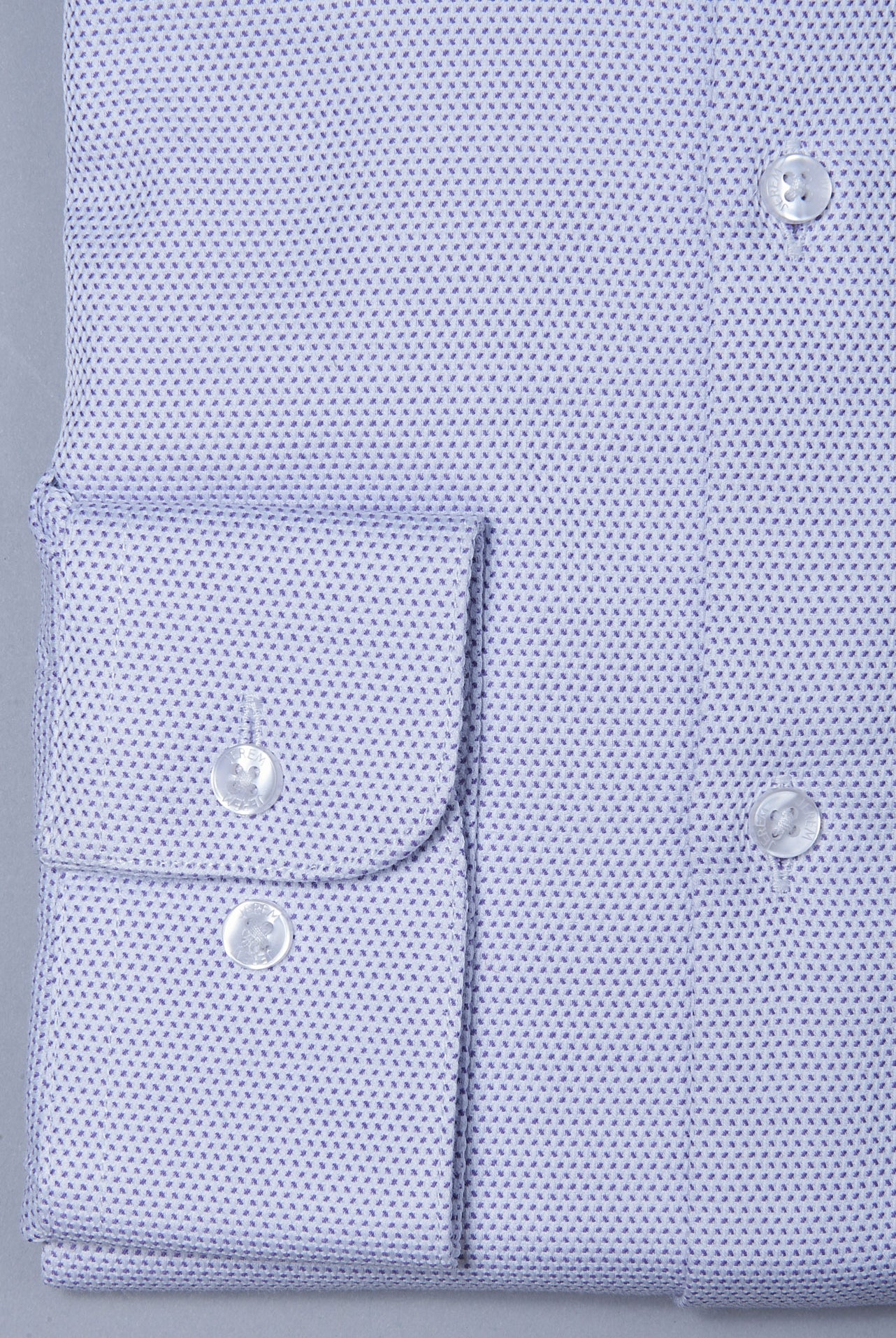 Coton sans repassage comfort fit — Chemise texturée motif fantaisie Jerem, sans repassage