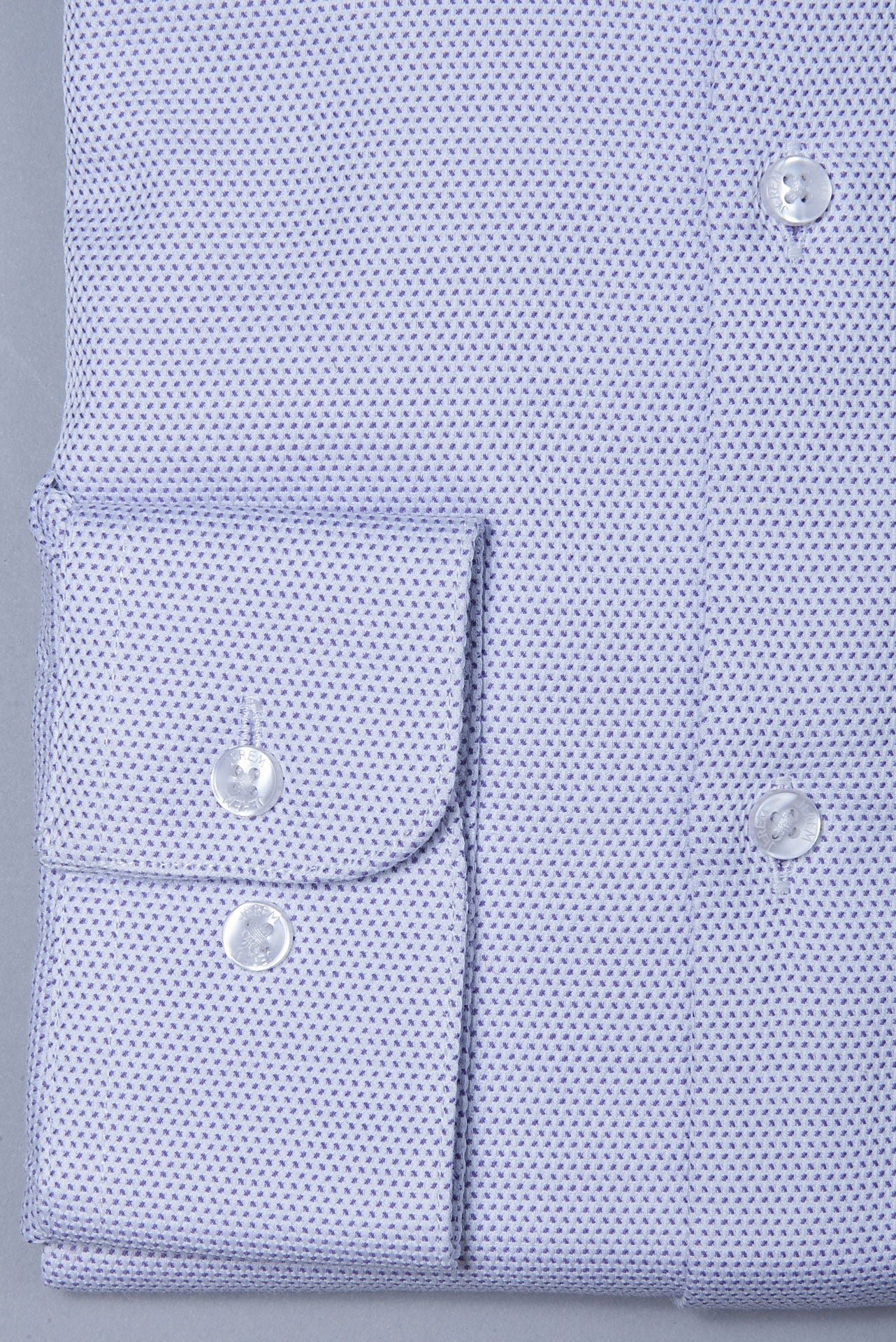 Coton sans repassage comfort fit — Chemise texturée motif fantaisie Jerem, sans repassage