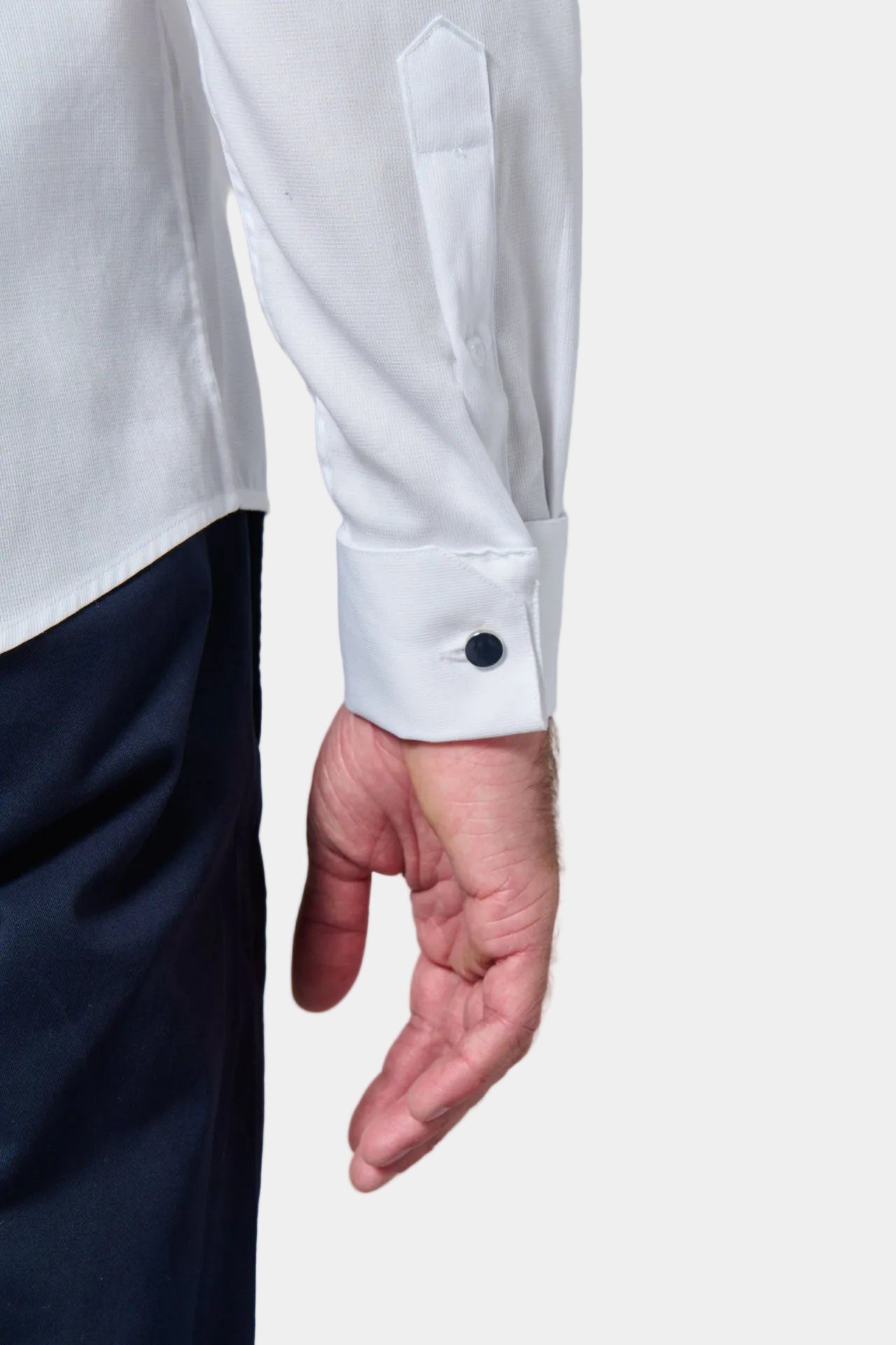 Chemise cérémonie texturée en pur coton coupe ajustée - Jerem