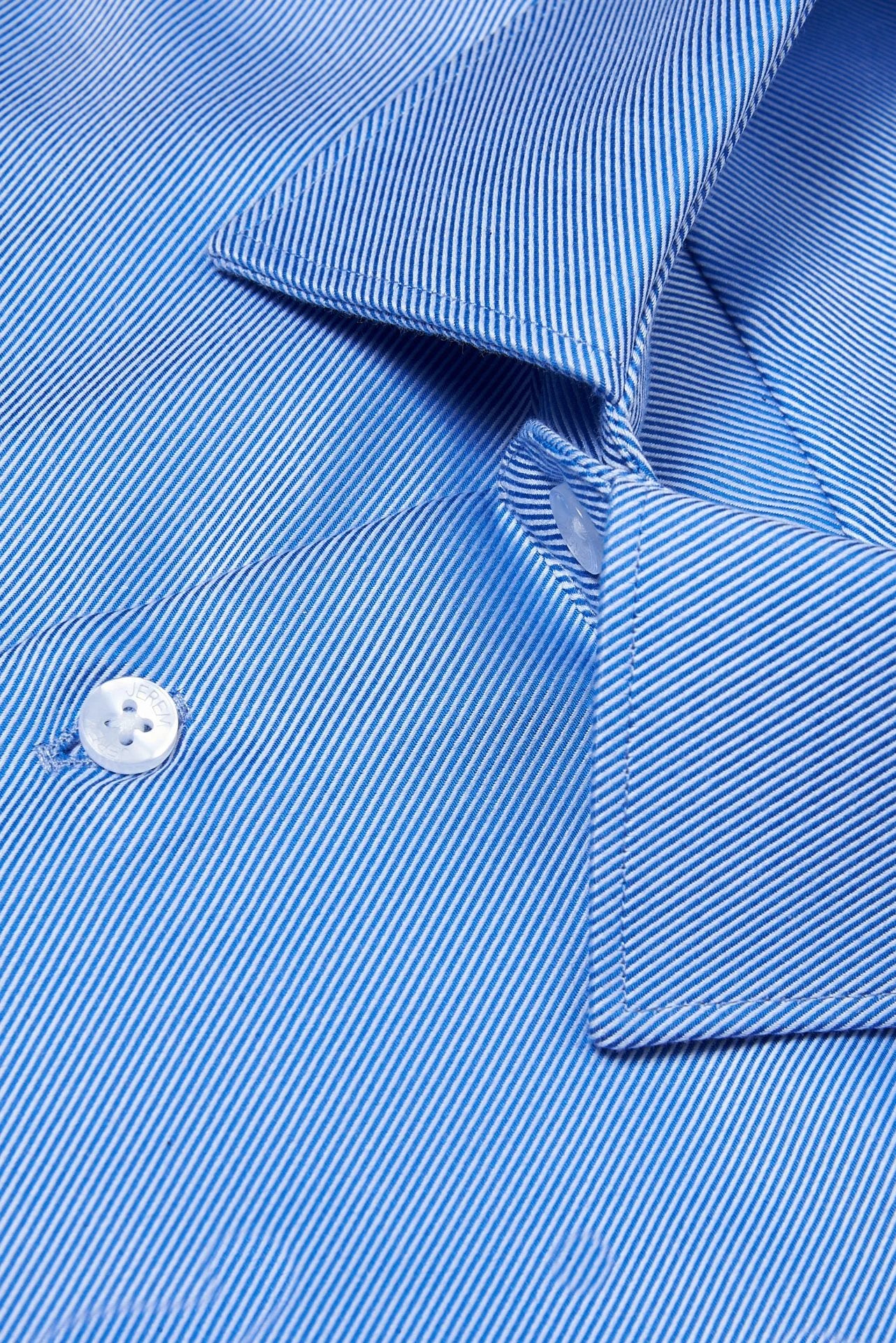 Biais en coton sans repassage comfort fit — Chemise rayures Jerem, sans repassage, col classique