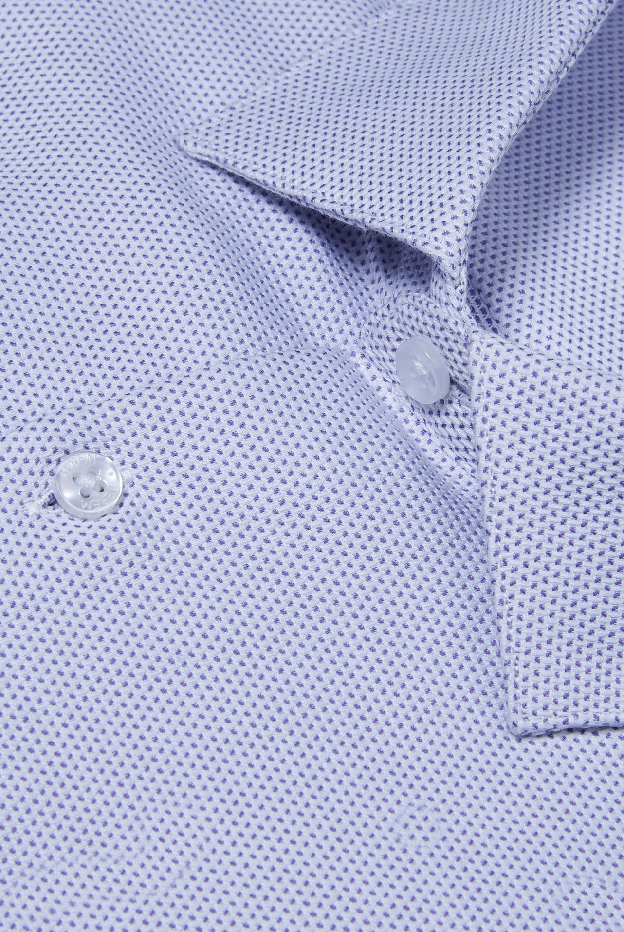 Chemise texturée motif fantaisie, coton sans repassage comfort fit Jerem, sans repassage