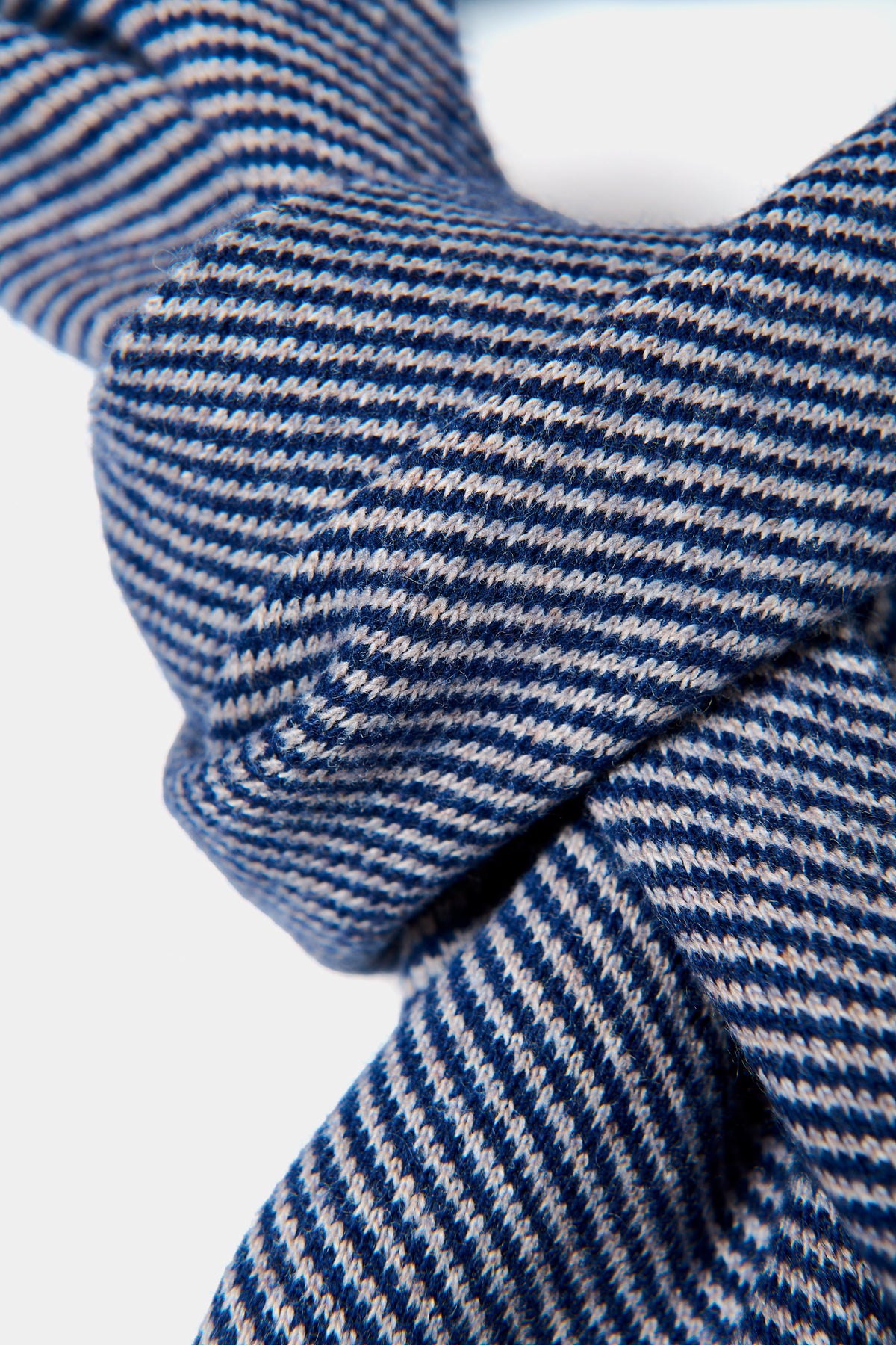 Scarf, diago intarsia knit, Jerem – view 6