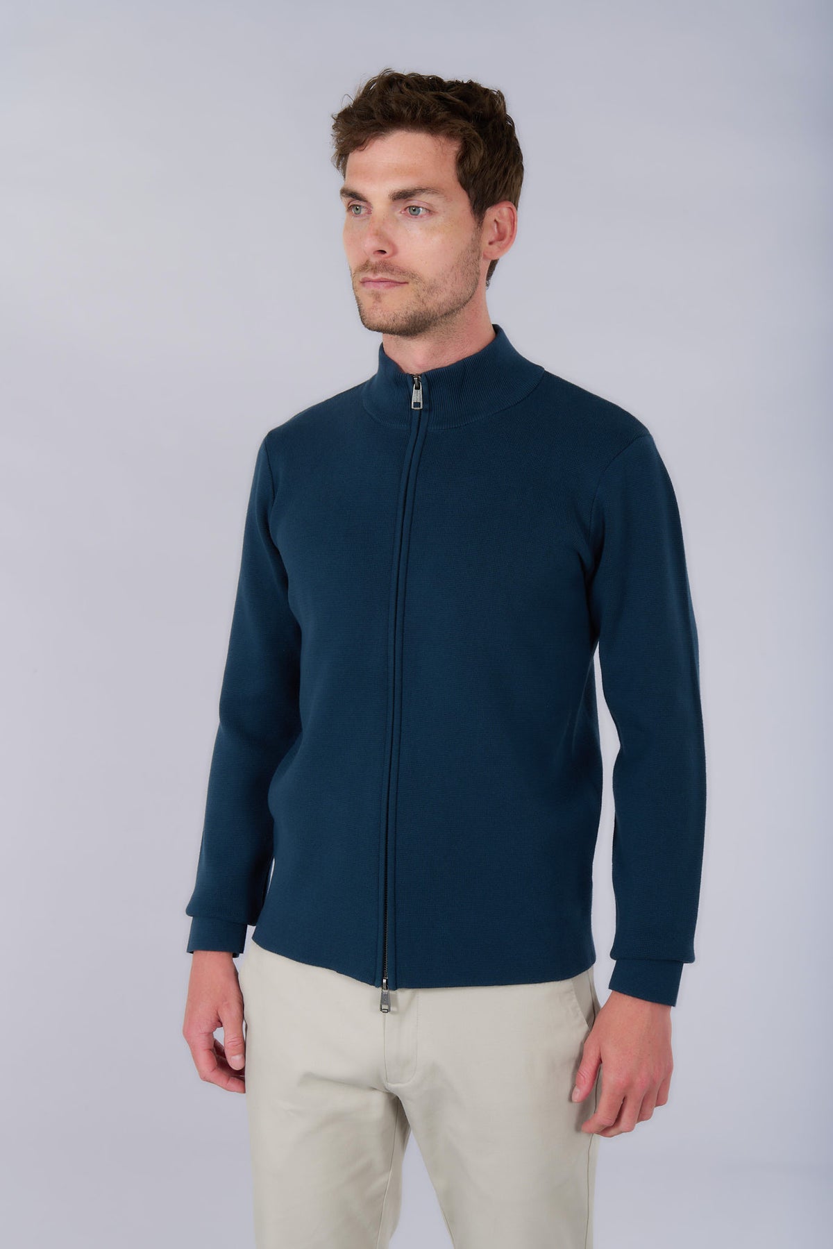 Gilet col cheminée zippé costi Jerem vue 12