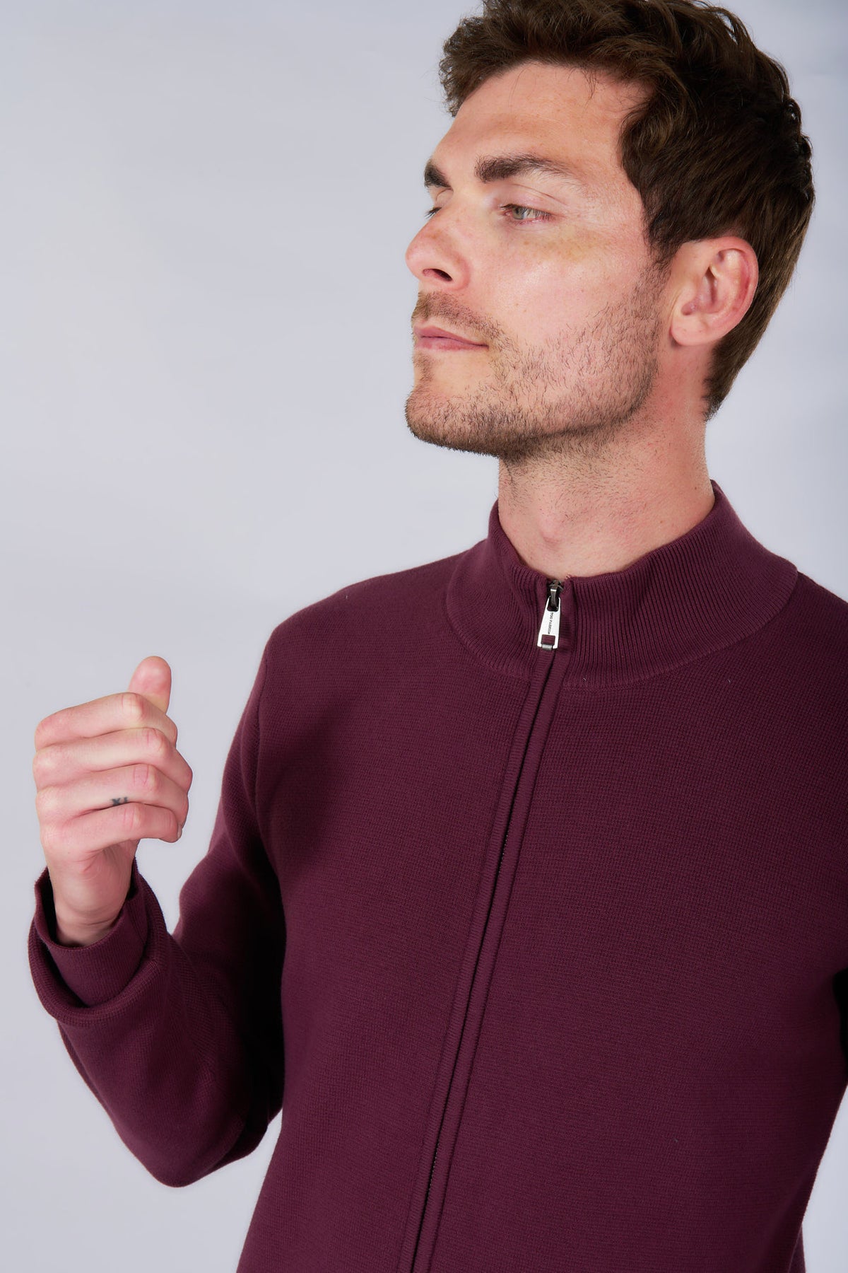 Gilet col cheminée zippé costi Jerem vue 4