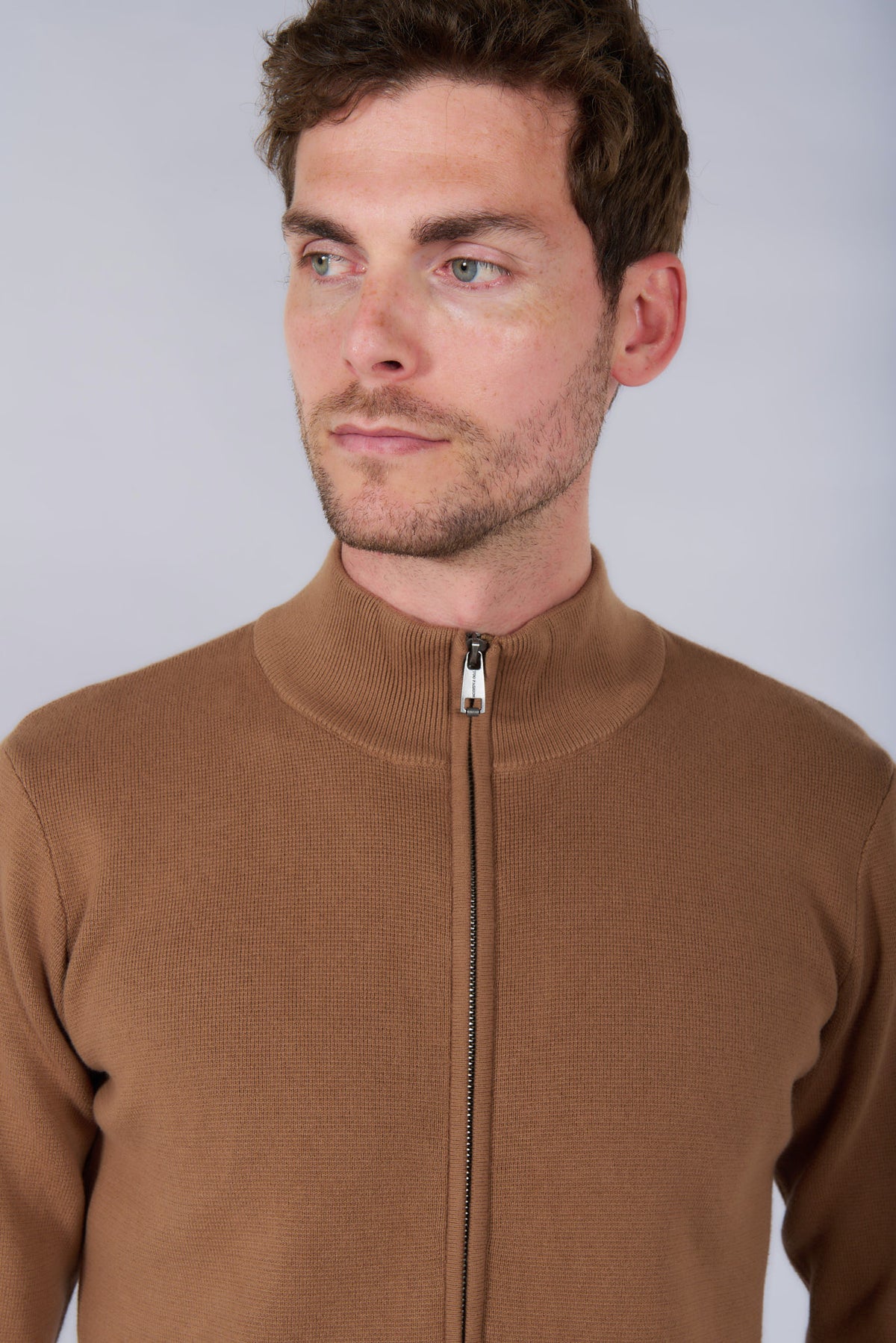 Gilet col cheminée zippé costi Jerem vue 2