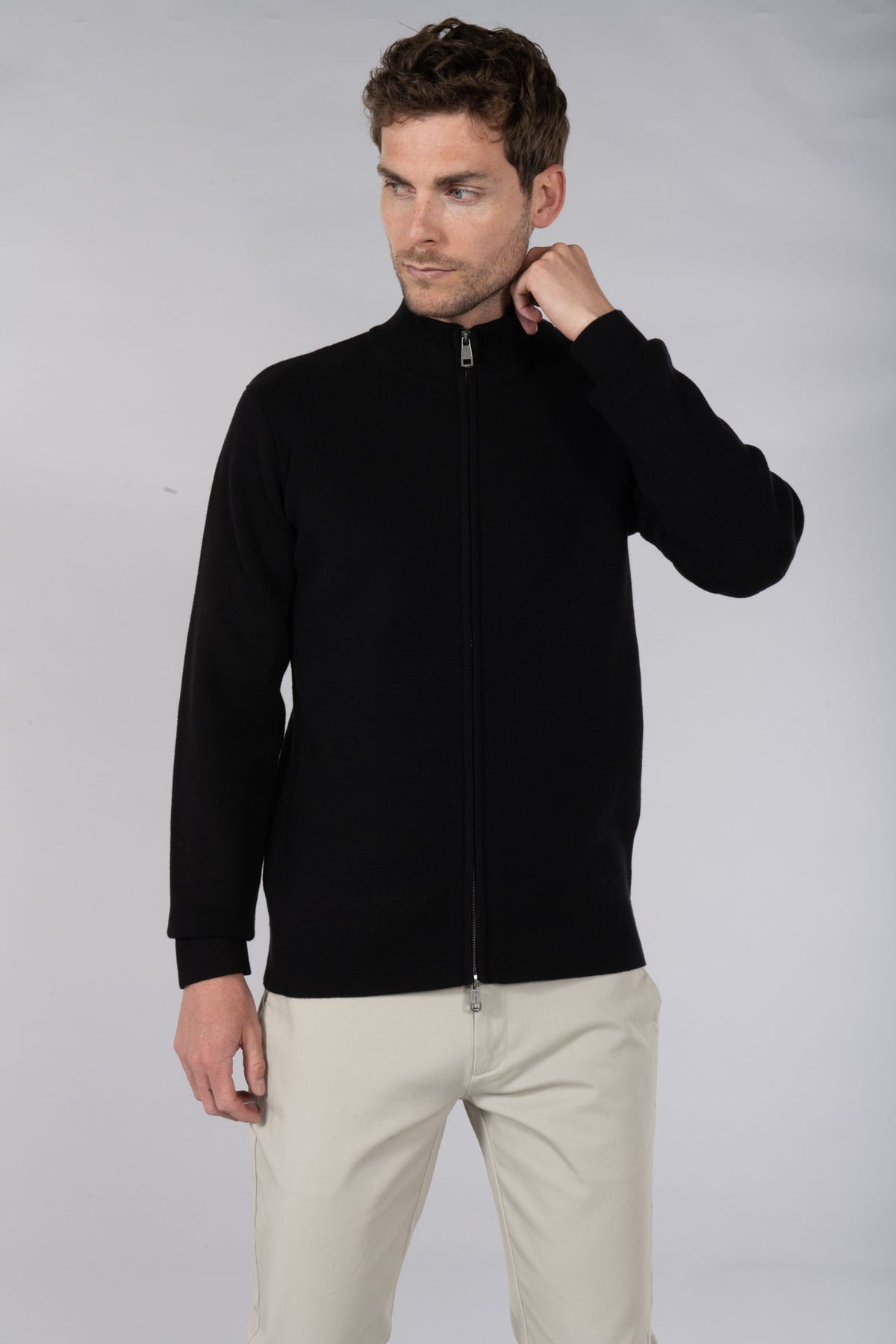 Gilet col cheminée zippé costi Jerem vue 9