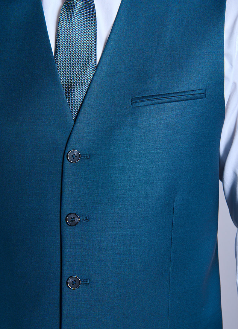 Waistcoat, Jerem two-way stretch wool blend, fully lined view 10