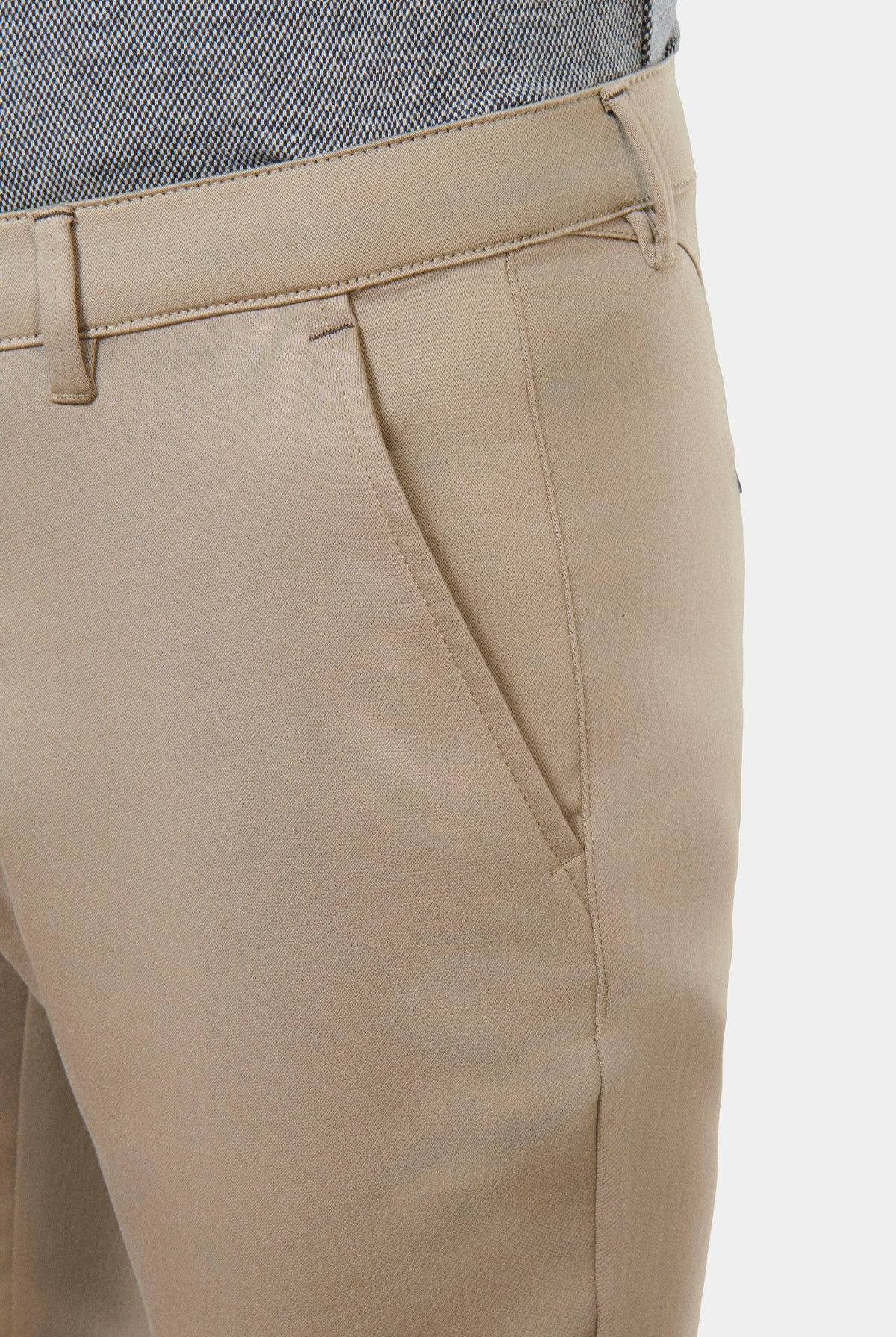 Pantalón de vestir en tricotina elástica, Jerem