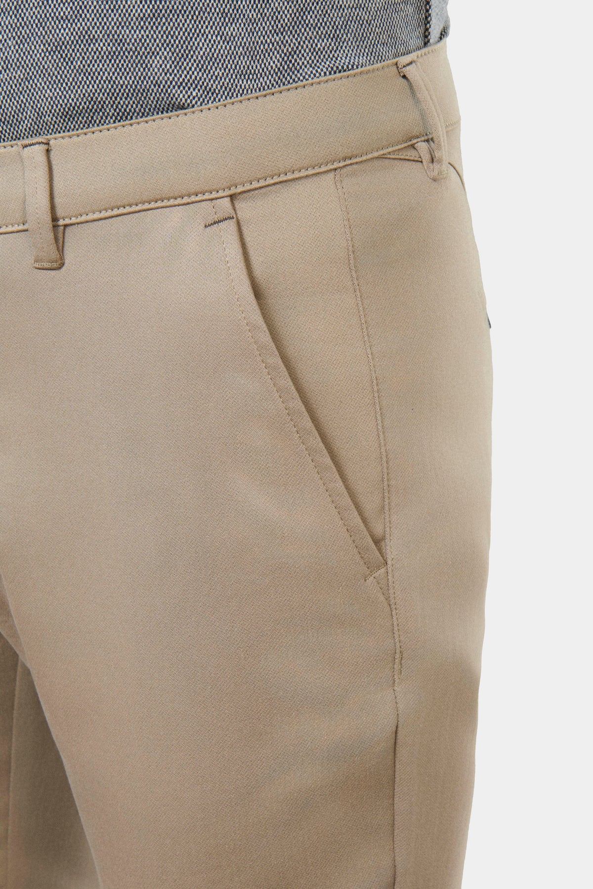 Pantalón de vestir en tricotina elástica, Jerem