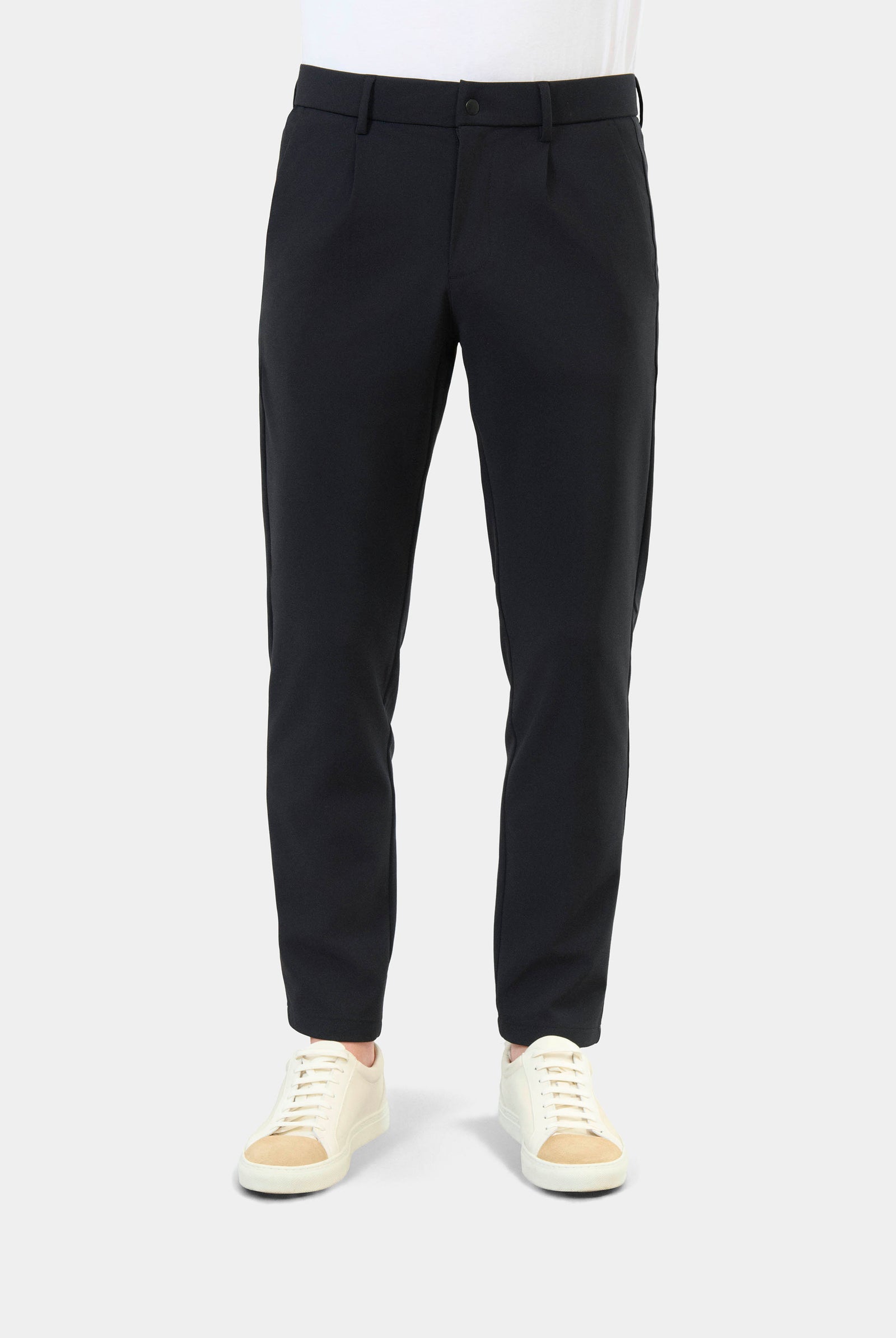 Pantalon performant en maille technique Jerem, poches italiennes, coupe droite