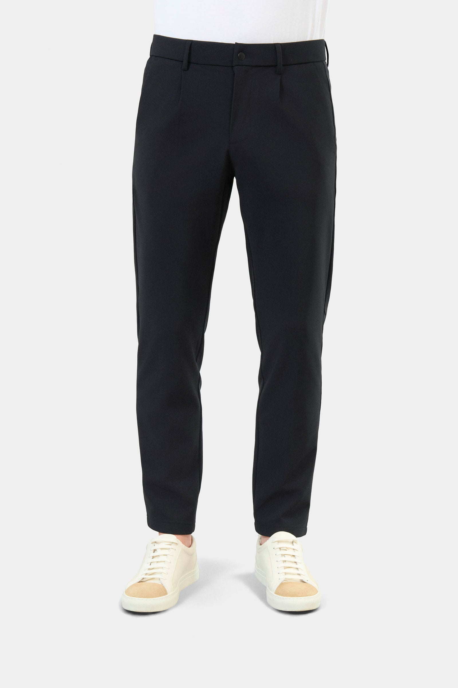 Pantalon performant en maille technique Jerem, poches italiennes, coupe droite