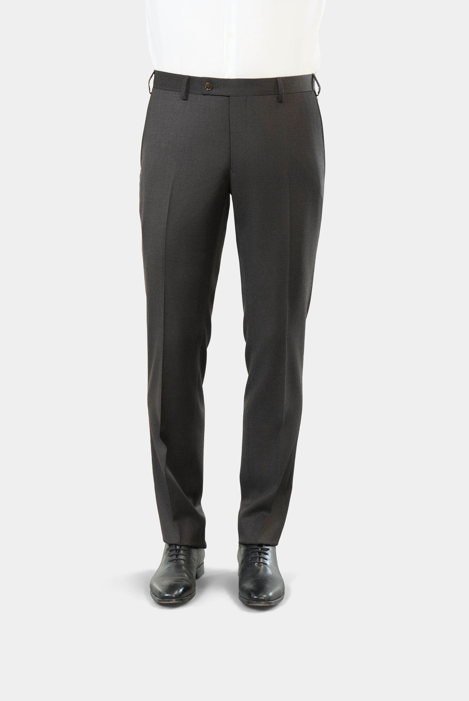 Laine vierge Vitale Barberis Canonico — Pantalon de costume Jerem, poches italiennes, jambes semi-doublées