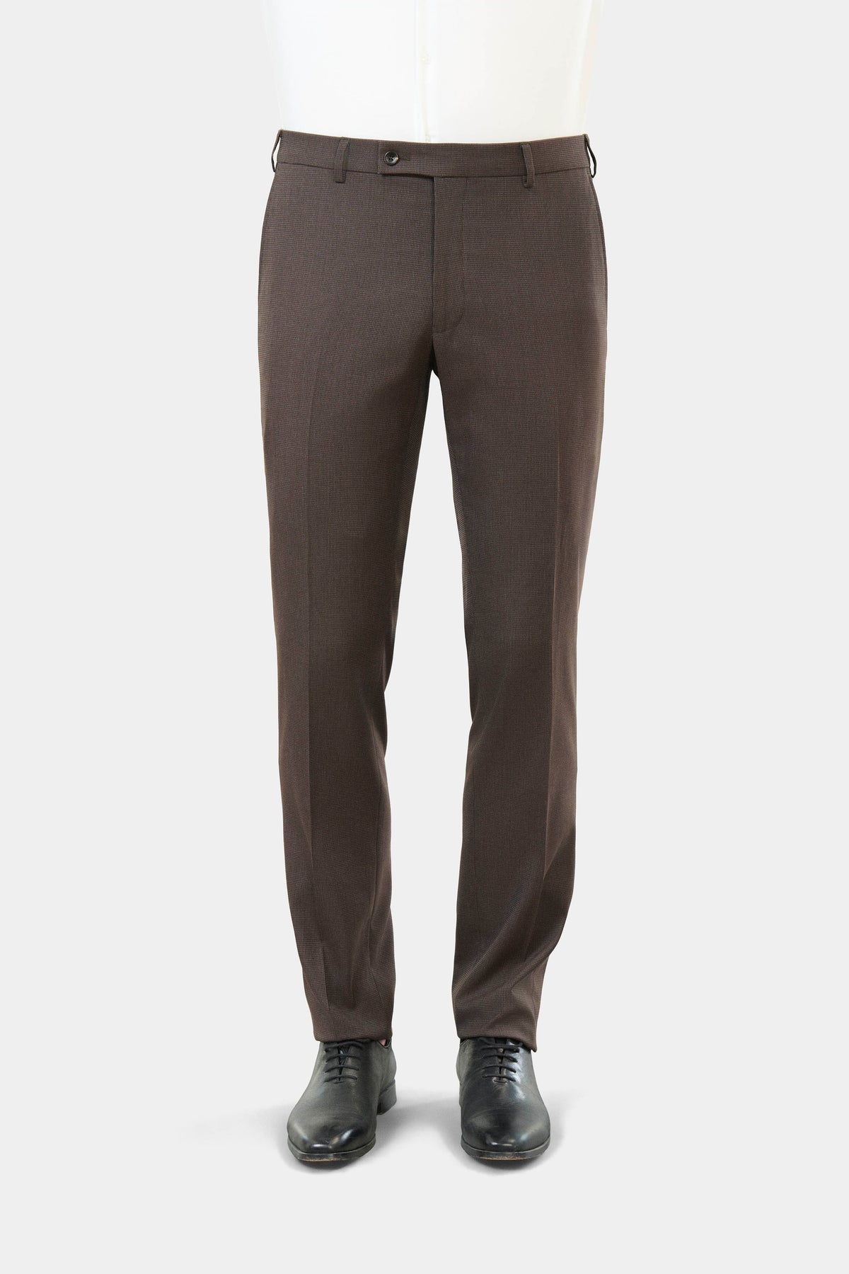 Pantalon de costume stretch faux-uni discret, Jerem