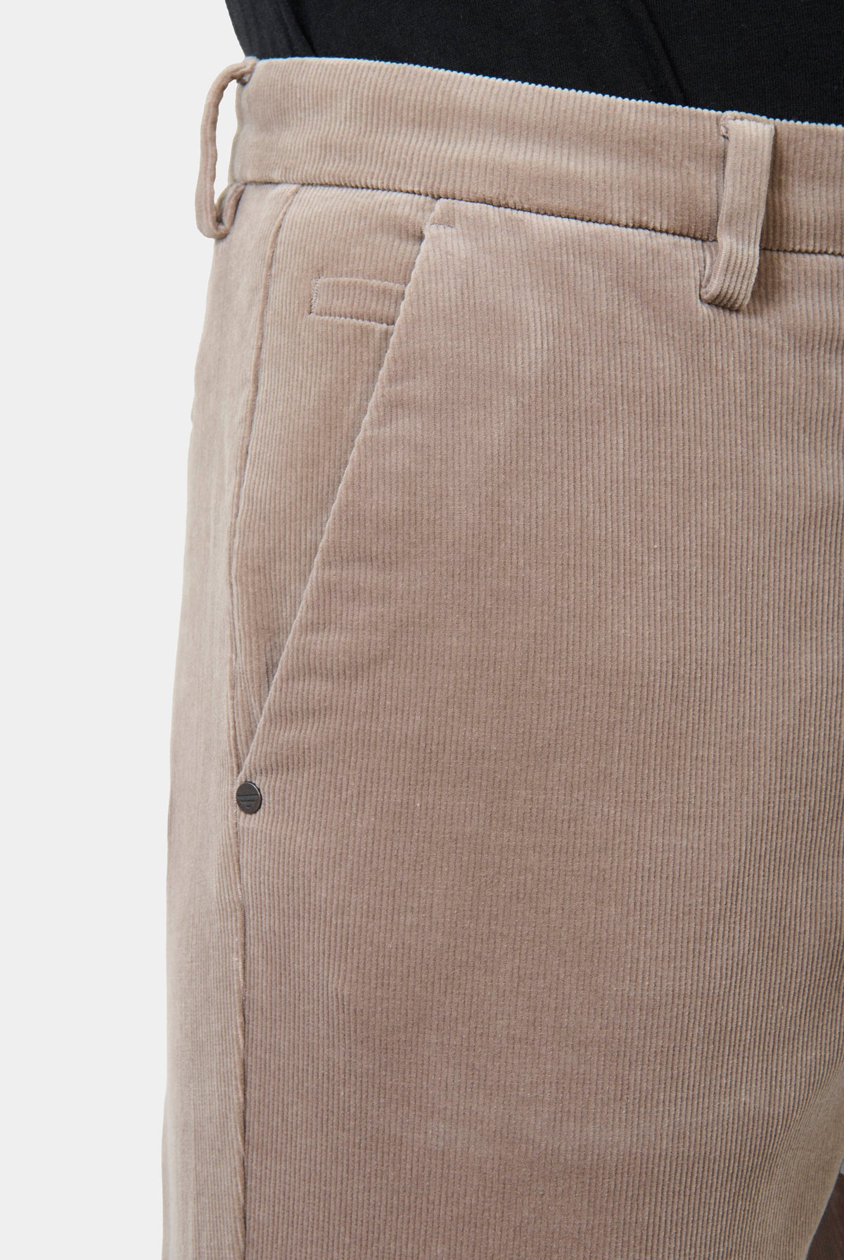 Pantalon minimaliste en velours côtelé, Jerem