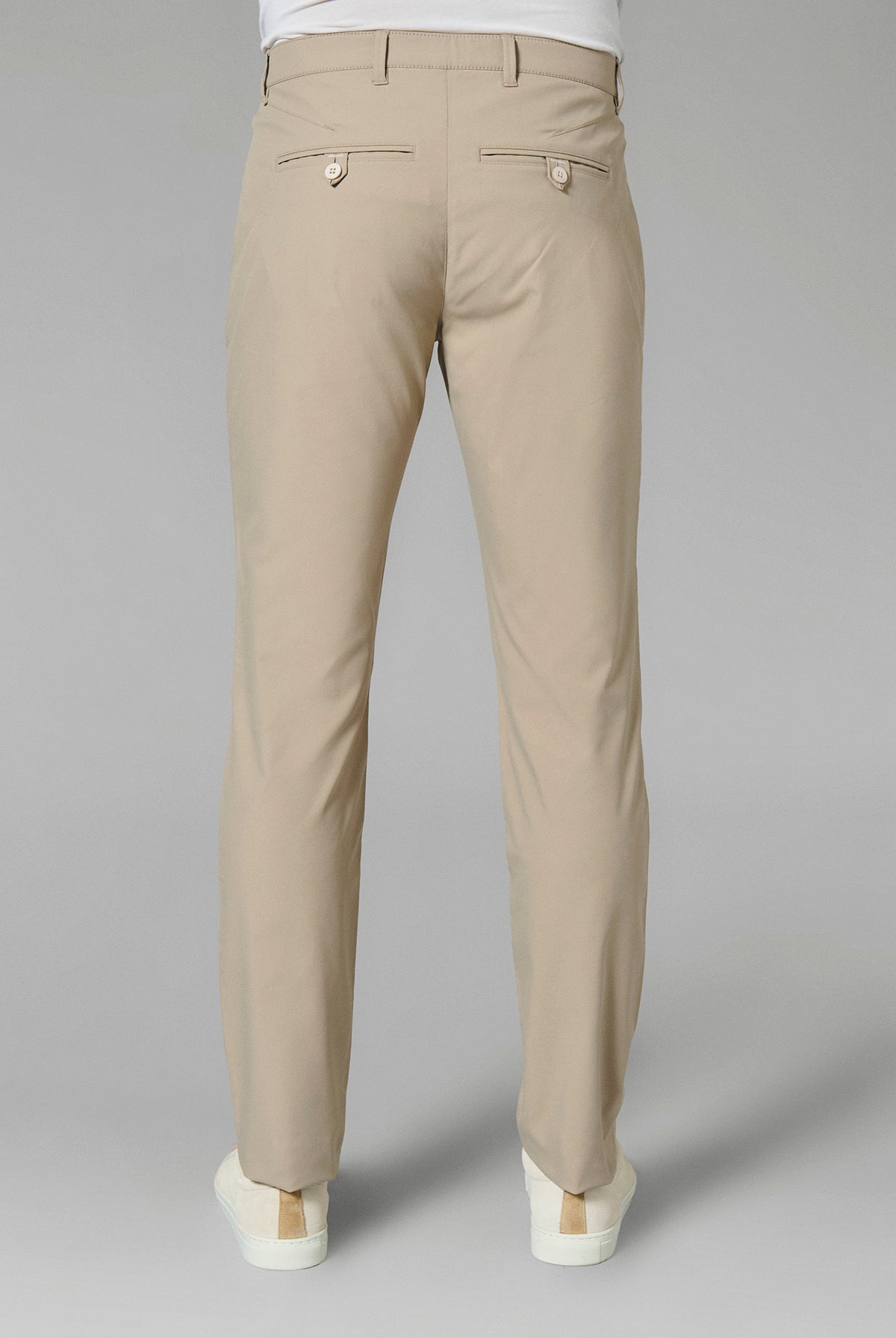 Pantalon performant, gabardine stretch Jerem, poches italiennes vue 6