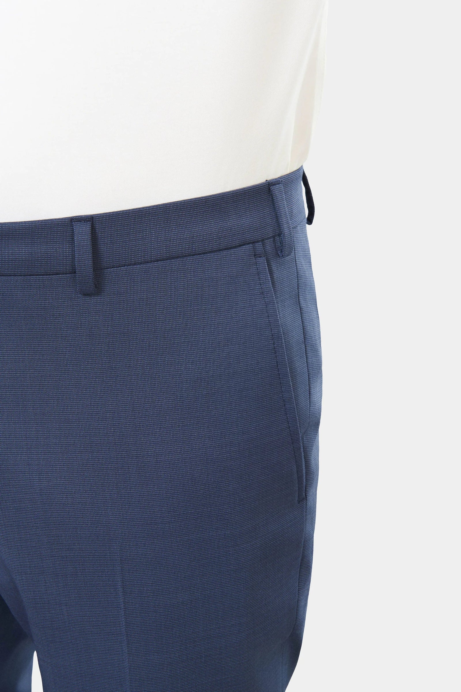 Pantalon de costume lavable, laine vierge mélangée Jerem, ceinture sartoriale stretch, ceinture sartoriale