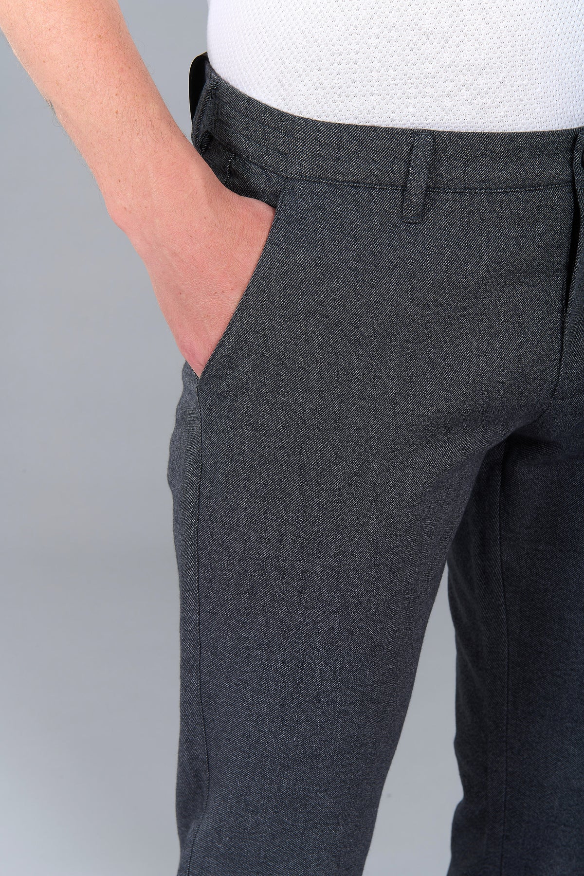 Pantalon élastiqué Jerem, poches italiennes