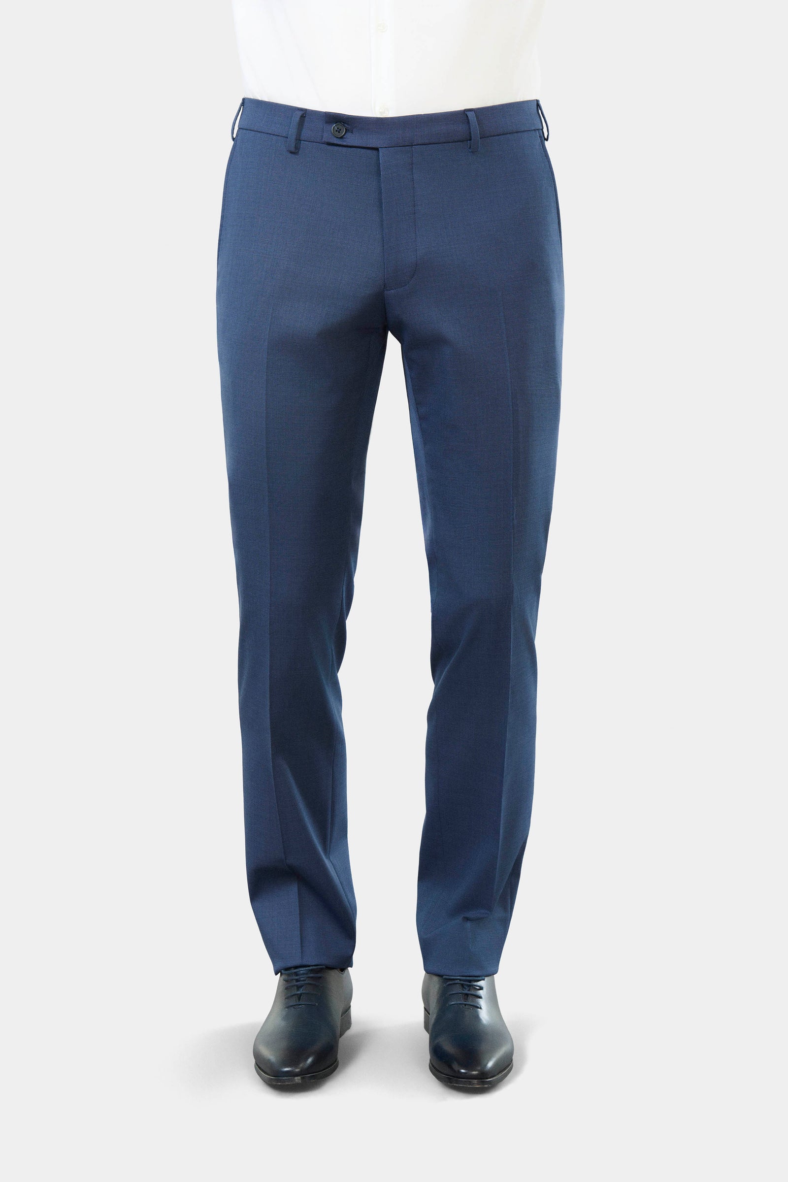 Pantalon de costume lavable en laine vierge mélangée Jerem, intérieur semi-doublé, ceinture sartoriale stretch, ceinture sartoriale