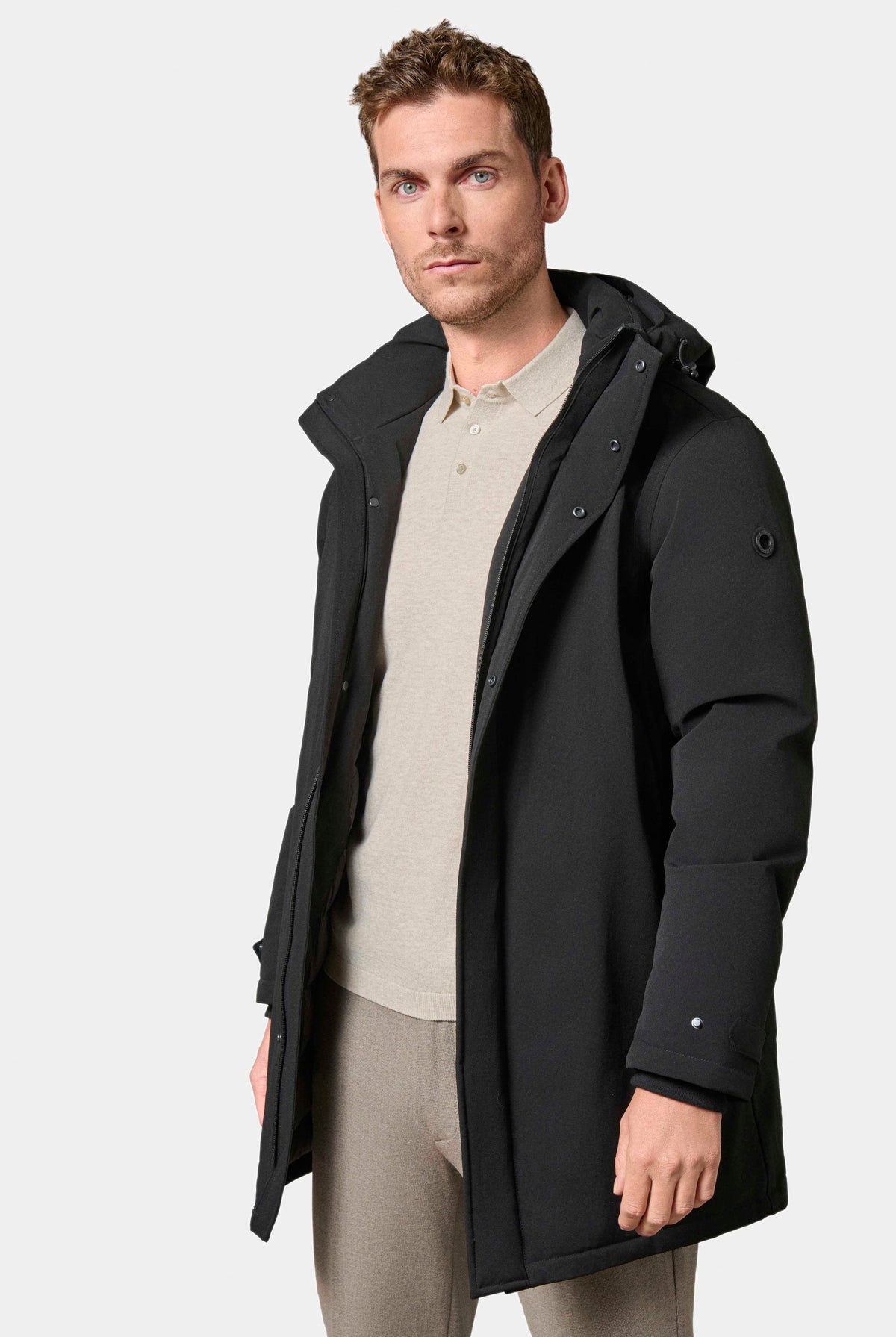 Parka capuche Masro Jerem, coupe confortable vue 3