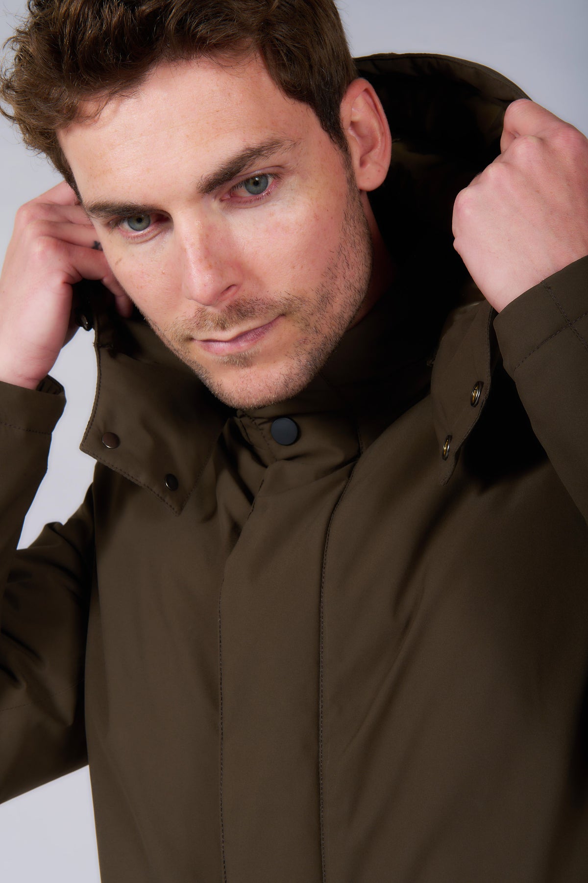 Parka capuche amovible, tissu déperlant Jerem vue 6
