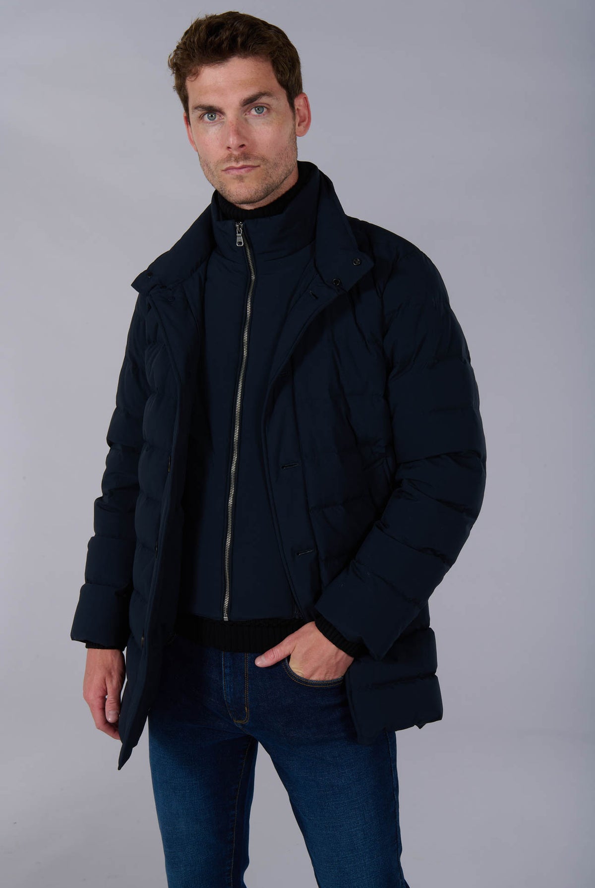 Doudoune longue en duvet Jerem