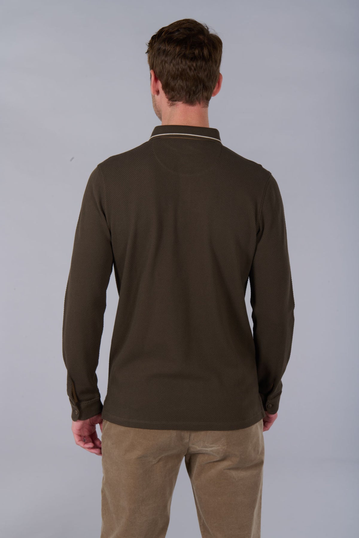 Polo sully texturé col classique Jerem vue 2