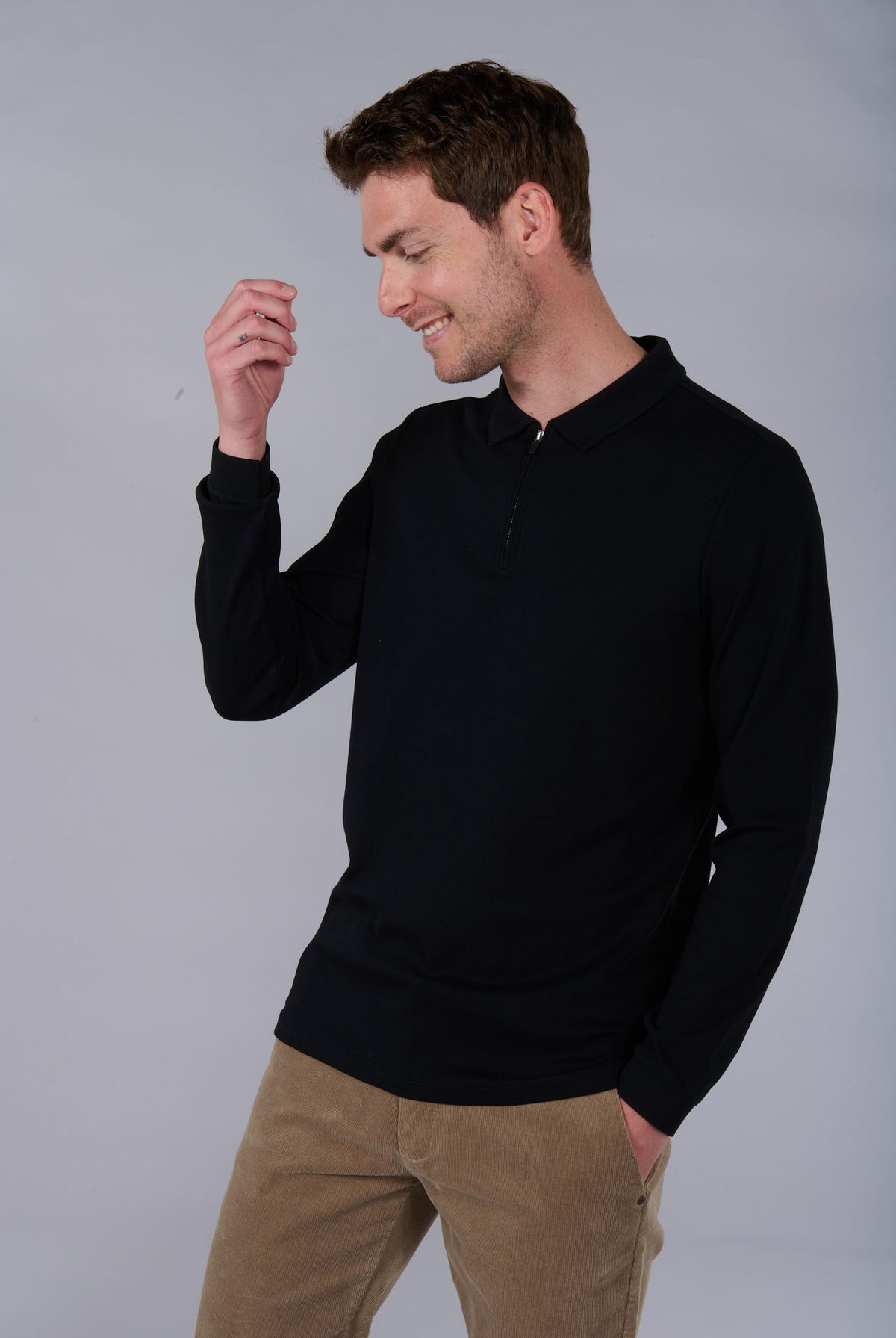 Polo brezy slim fit 100 % algodón de Jerem, cuello clásico vista 7
