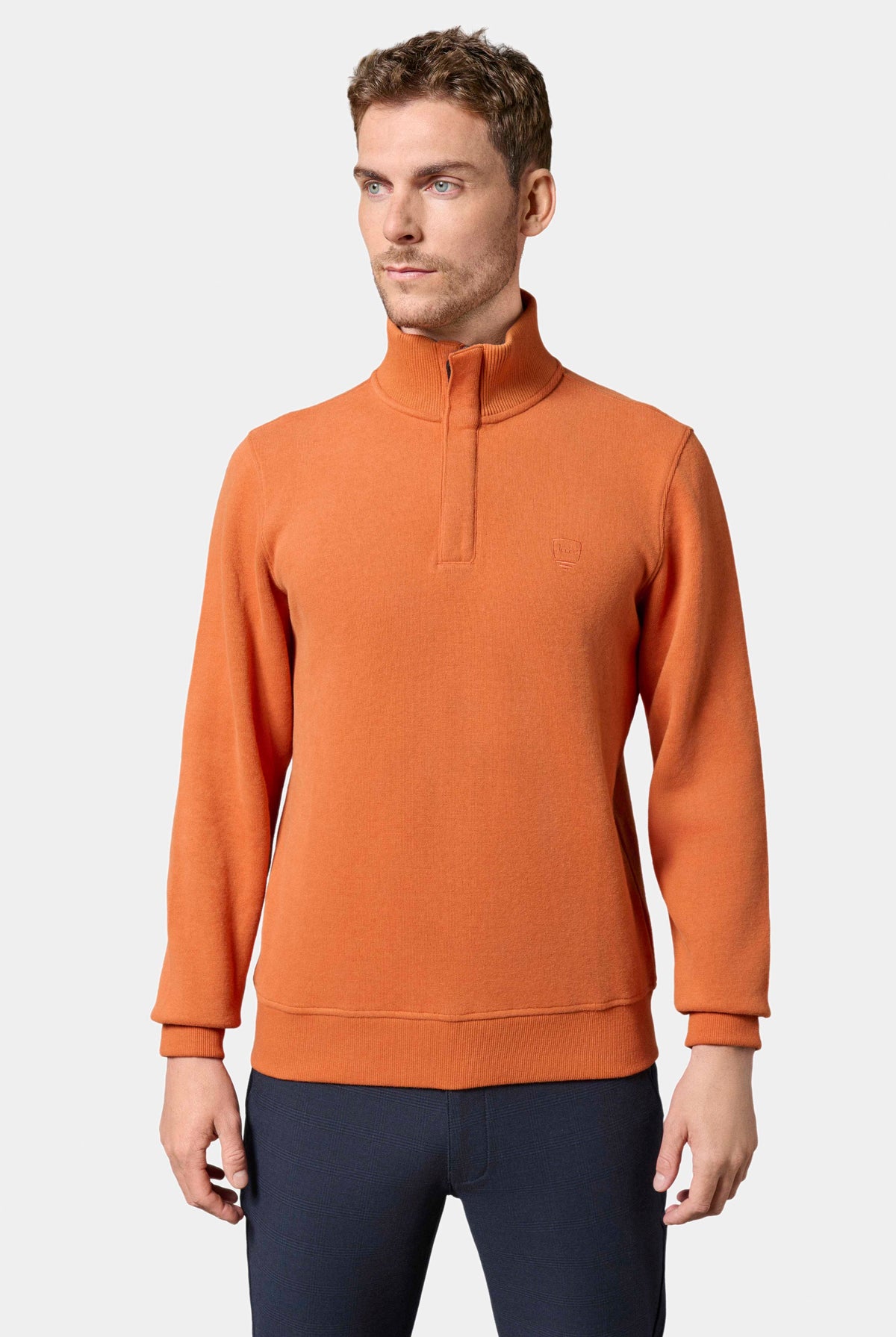 Polo ribot col montant avec logo brodé Ribot Jerem