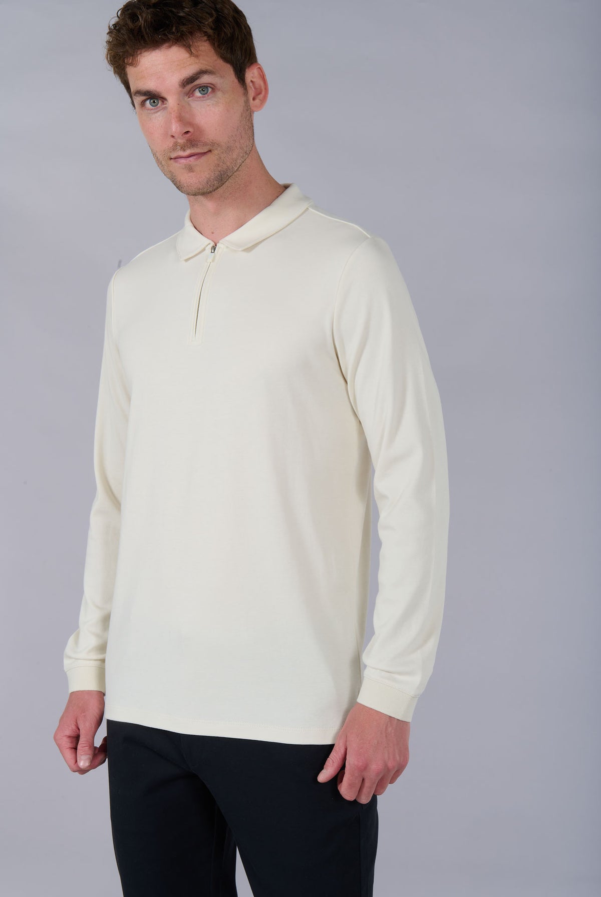 Polo brezy slim fit 100 % algodón de Jerem, cuello clásico vista 6