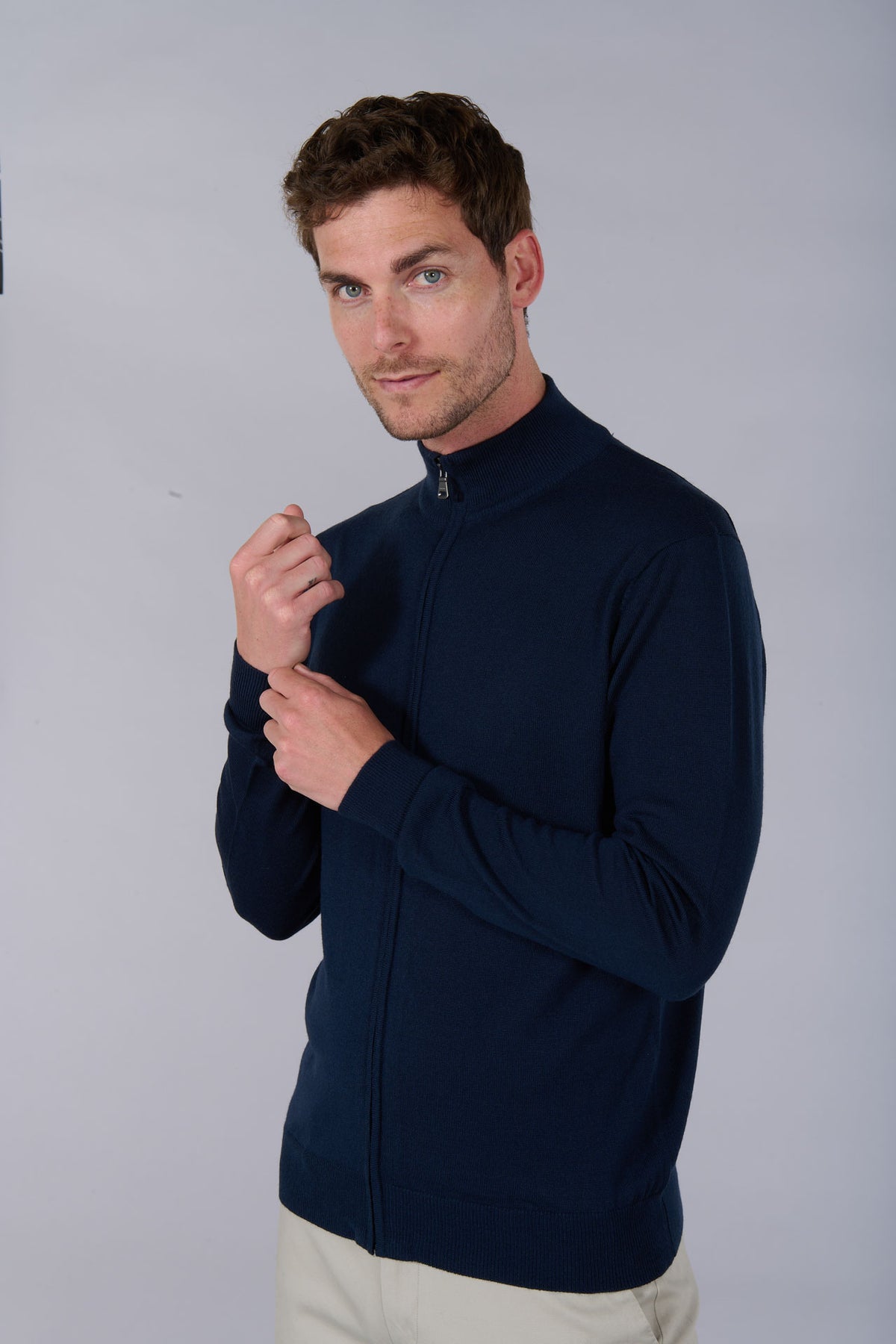 Gilet col montant zippé zagram Jerem vue 10