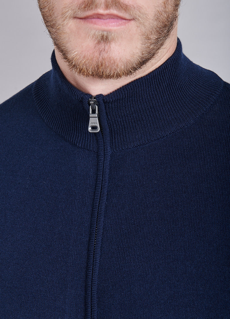 Gilet col montant zippé zagram Jerem vue 20