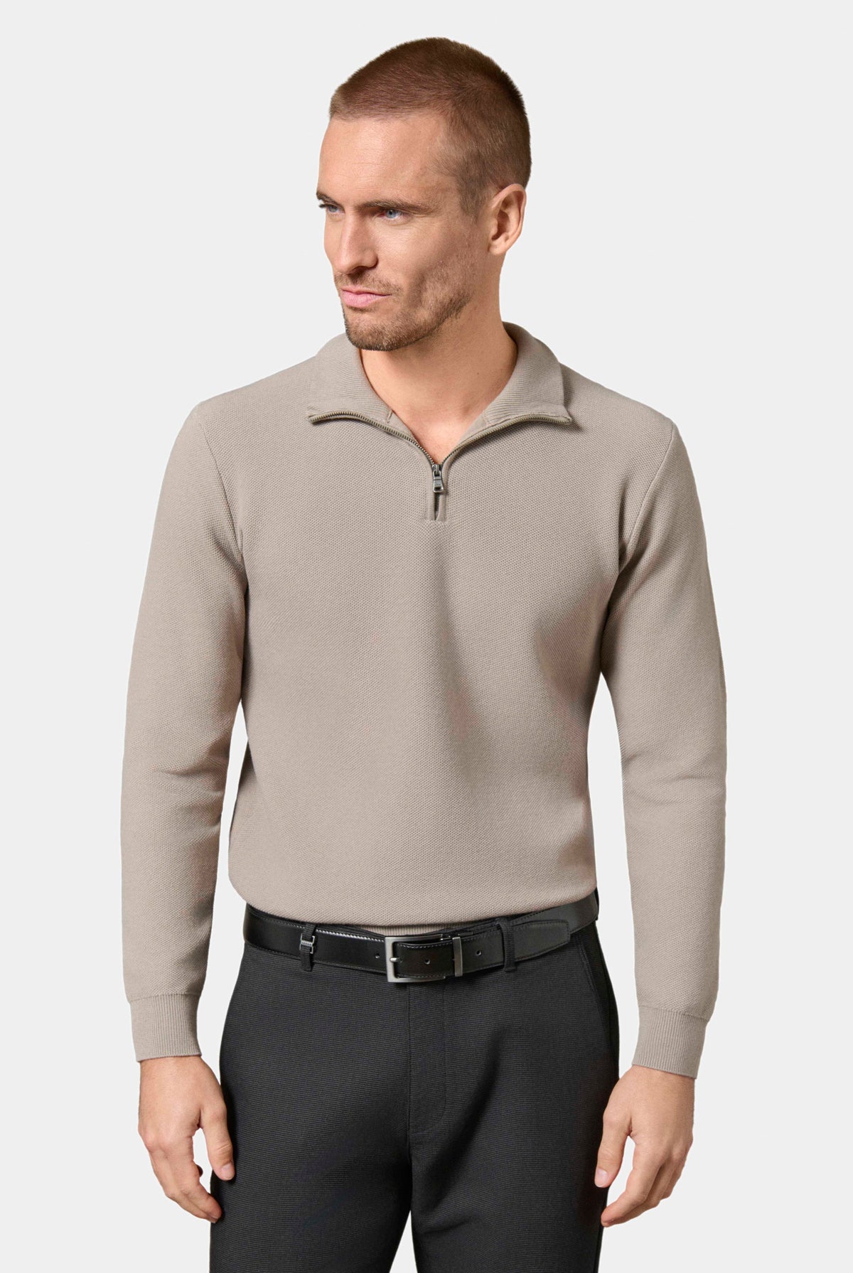 Pull col camionneur en nid d'abeille Zunity Jerem