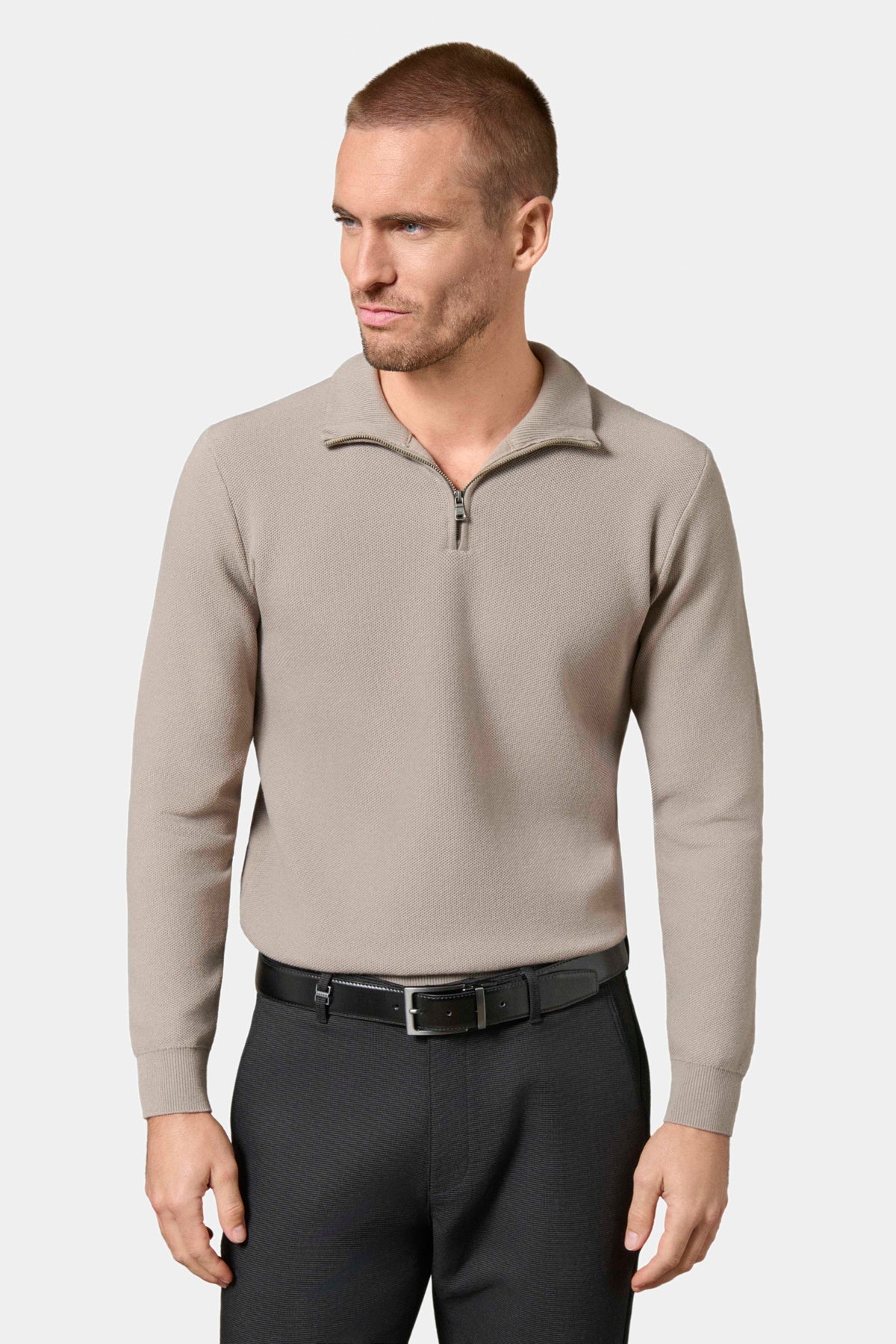 Pull col camionneur en nid d'abeille Zunity Jerem