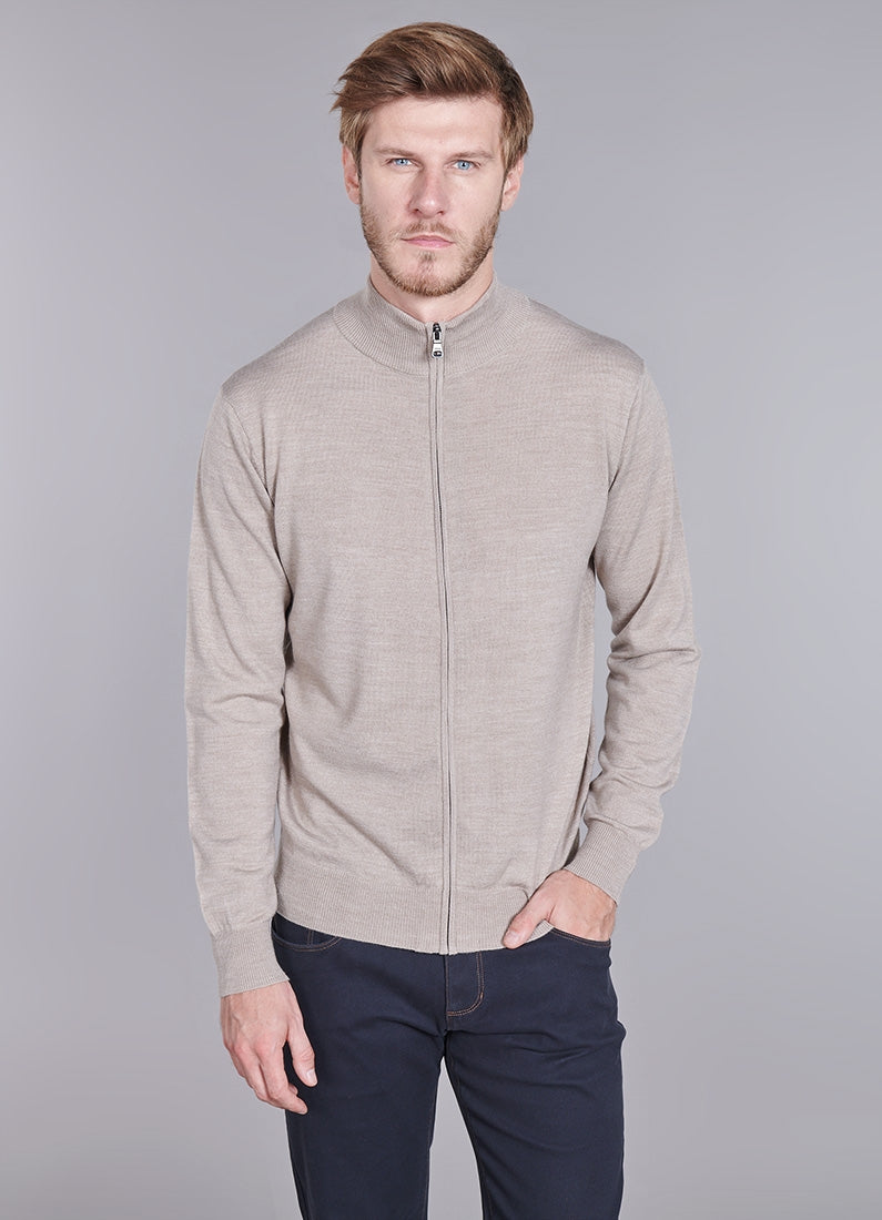 Gilet col montant zippé zagram Jerem vue 16