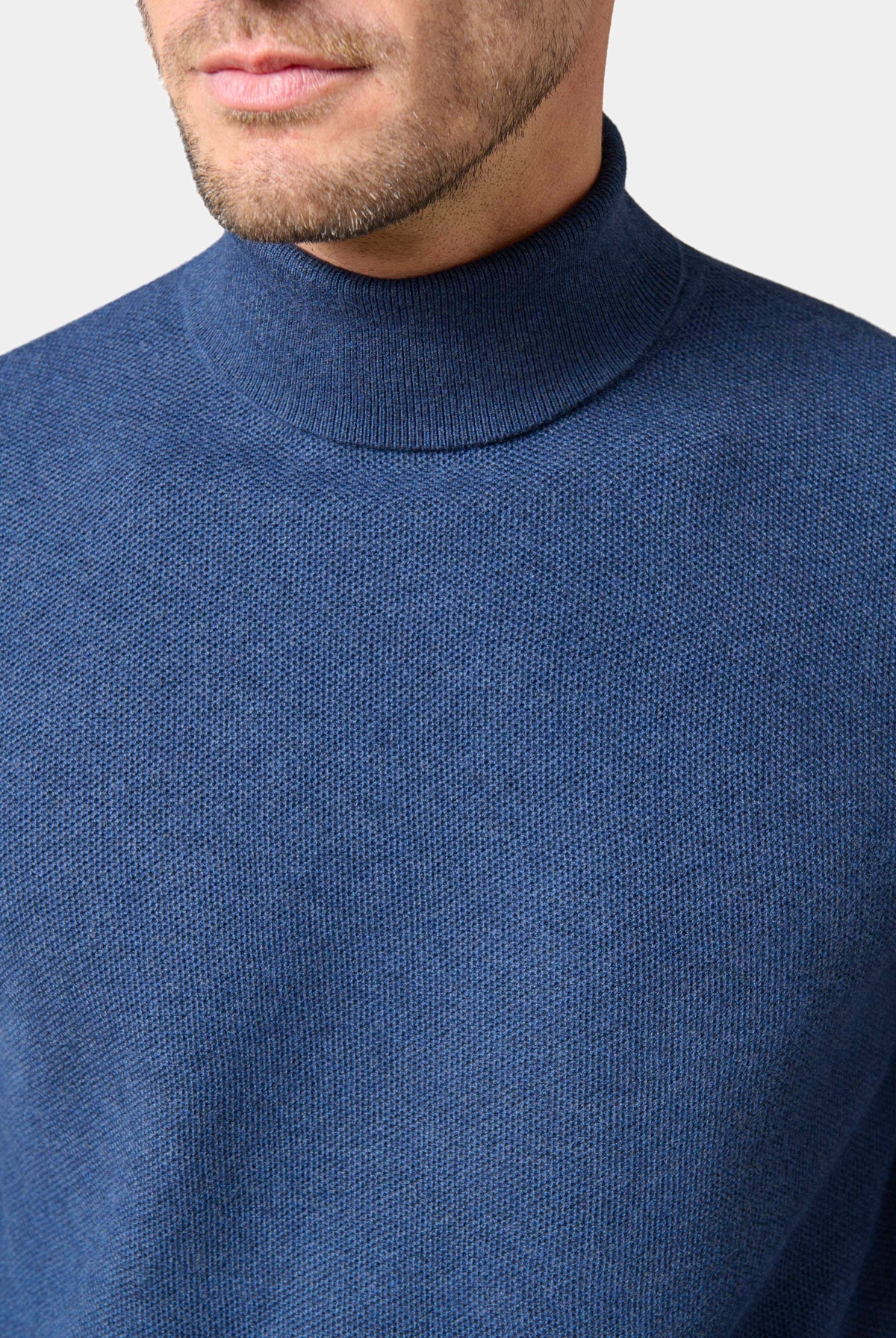 Pull col roulé, coton cachemire Thira Jerem