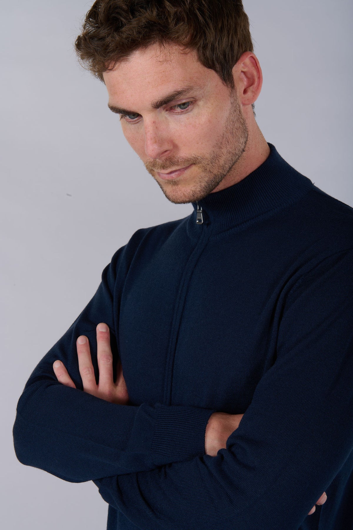 Gilet col montant zippé zagram Jerem vue 11
