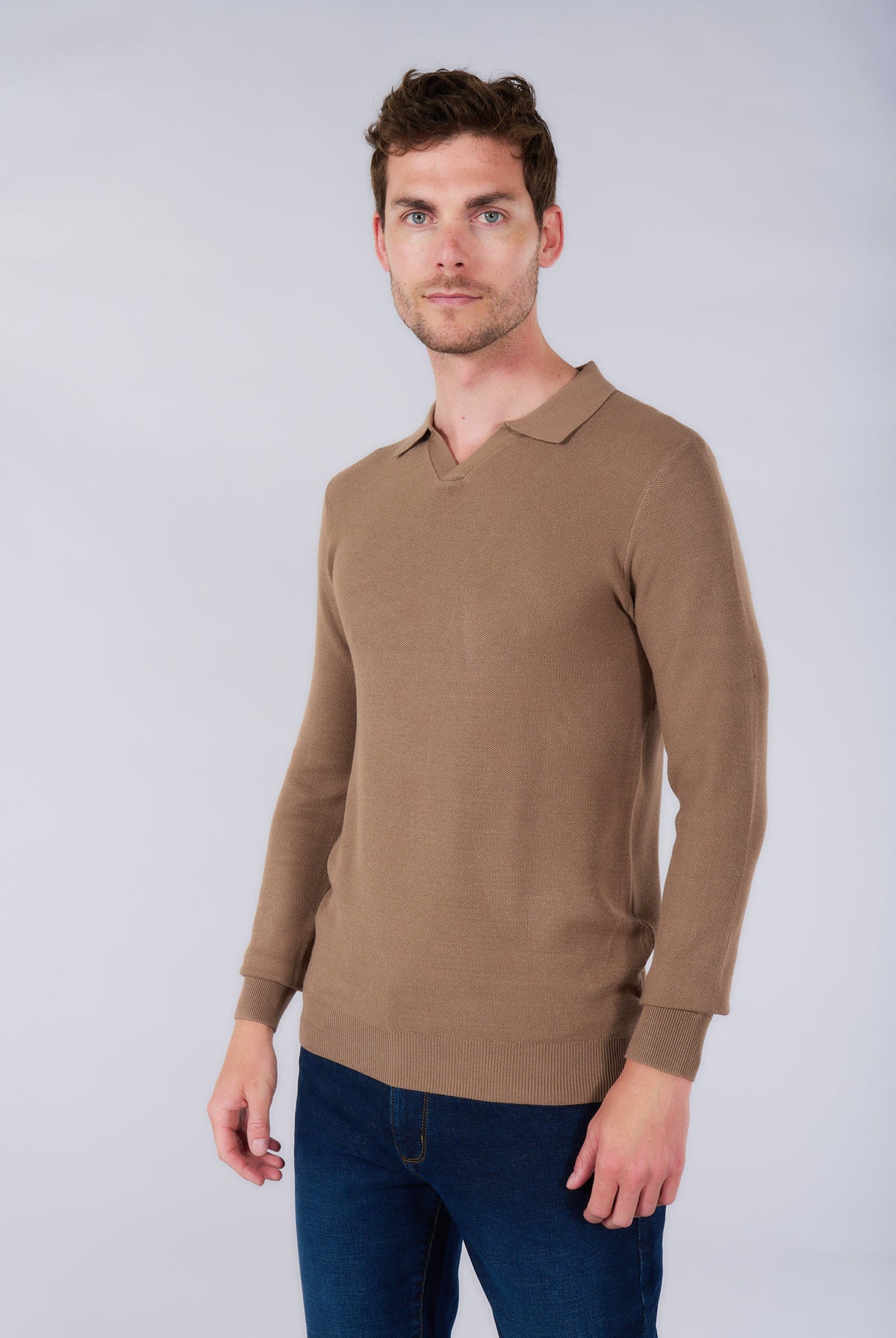 Pull col polo denon Jerem, col polo vue 3