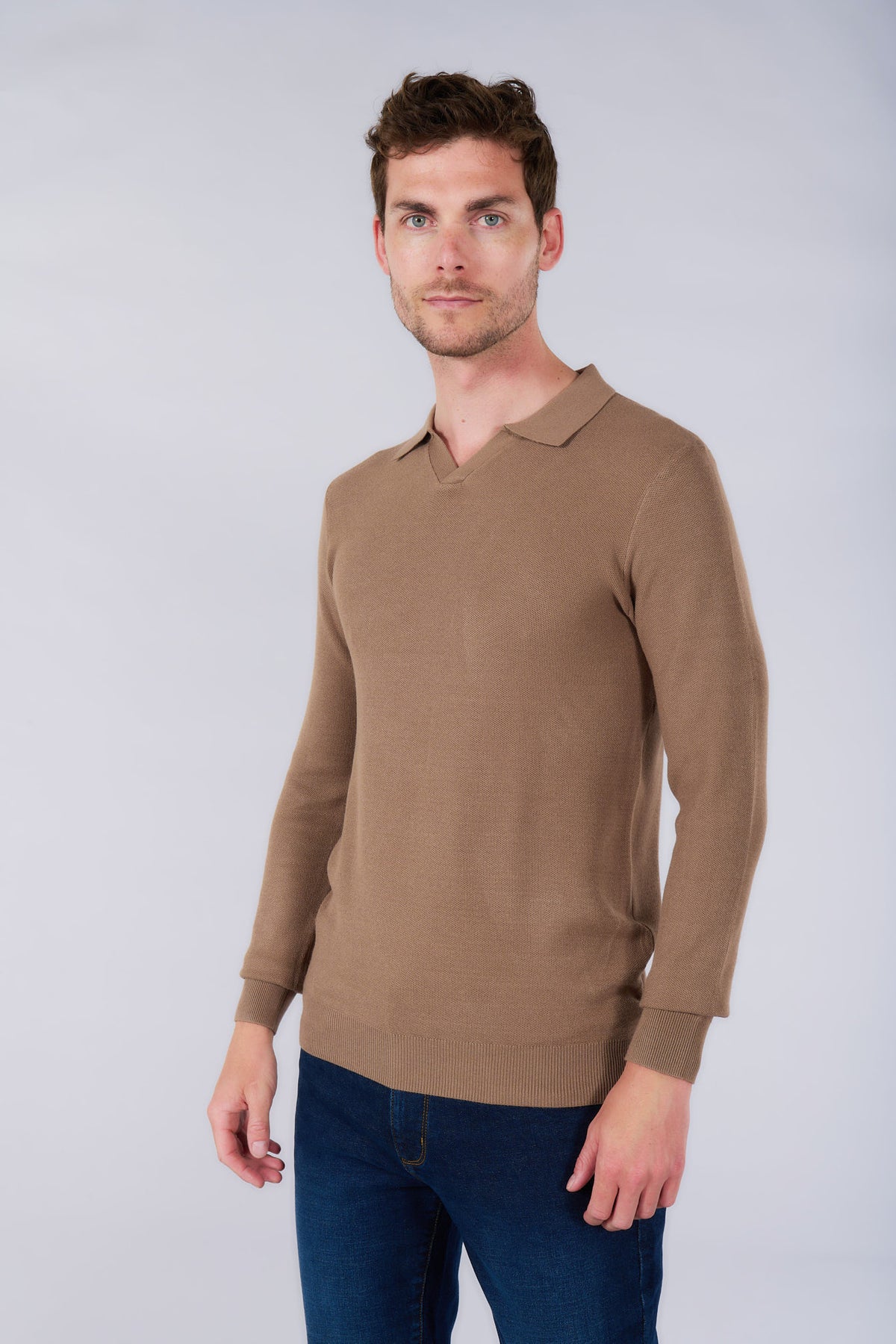 Pull col polo denon Jerem, col polo vue 3