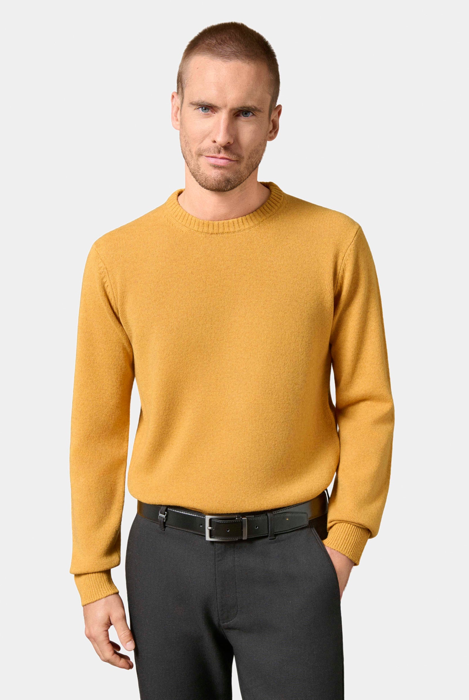 Pull col rond, maille chinée Amada Jerem vue 6